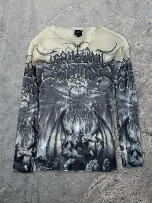 Jean Paul Gaultier SS01 Satan Mesh Long Sleeve