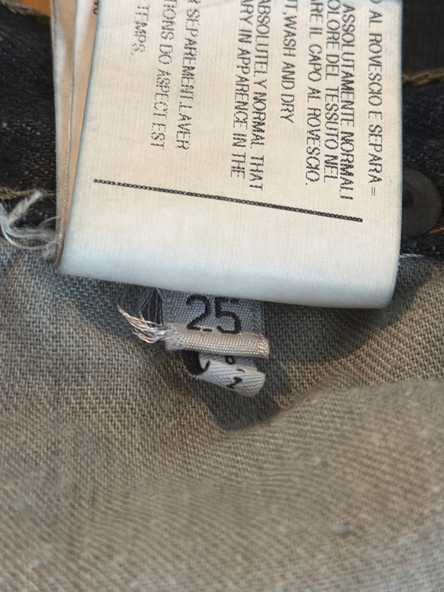 Rick Owens SS09 ‘Dirty Blue’ Banana Cut Denim