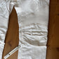 Balmain SS14 Contrast Stitch Distressed Biker Denim