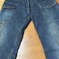 Undercover AW02 Witches Cell Division Multi Zipper Cargo Denim