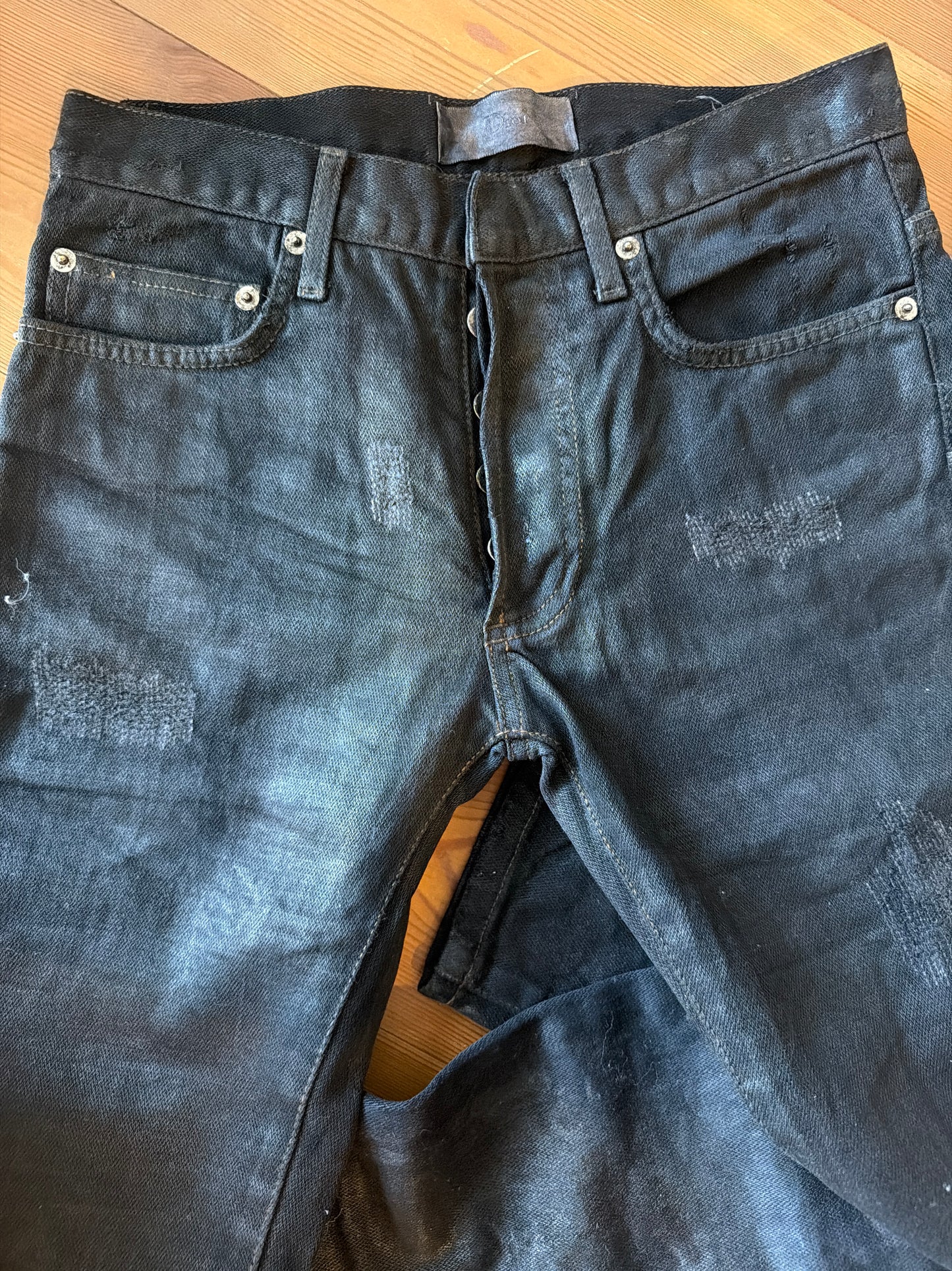 Dior Homme SS07 Waxed Cotton Pants