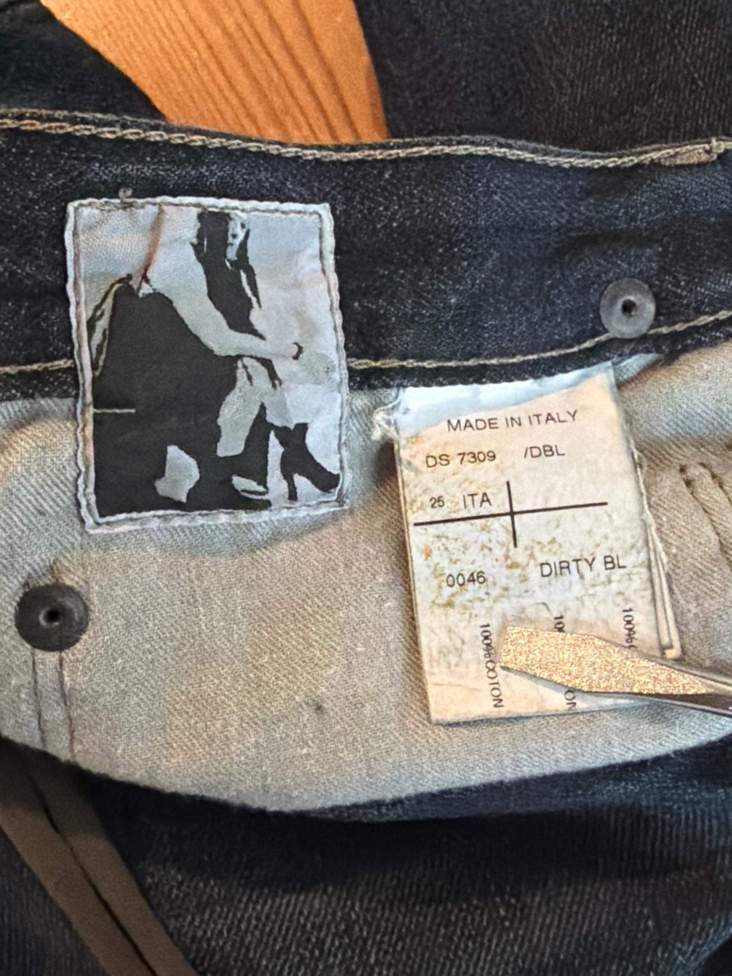 Rick Owens SS09 ‘Dirty Blue’ Banana Cut Denim