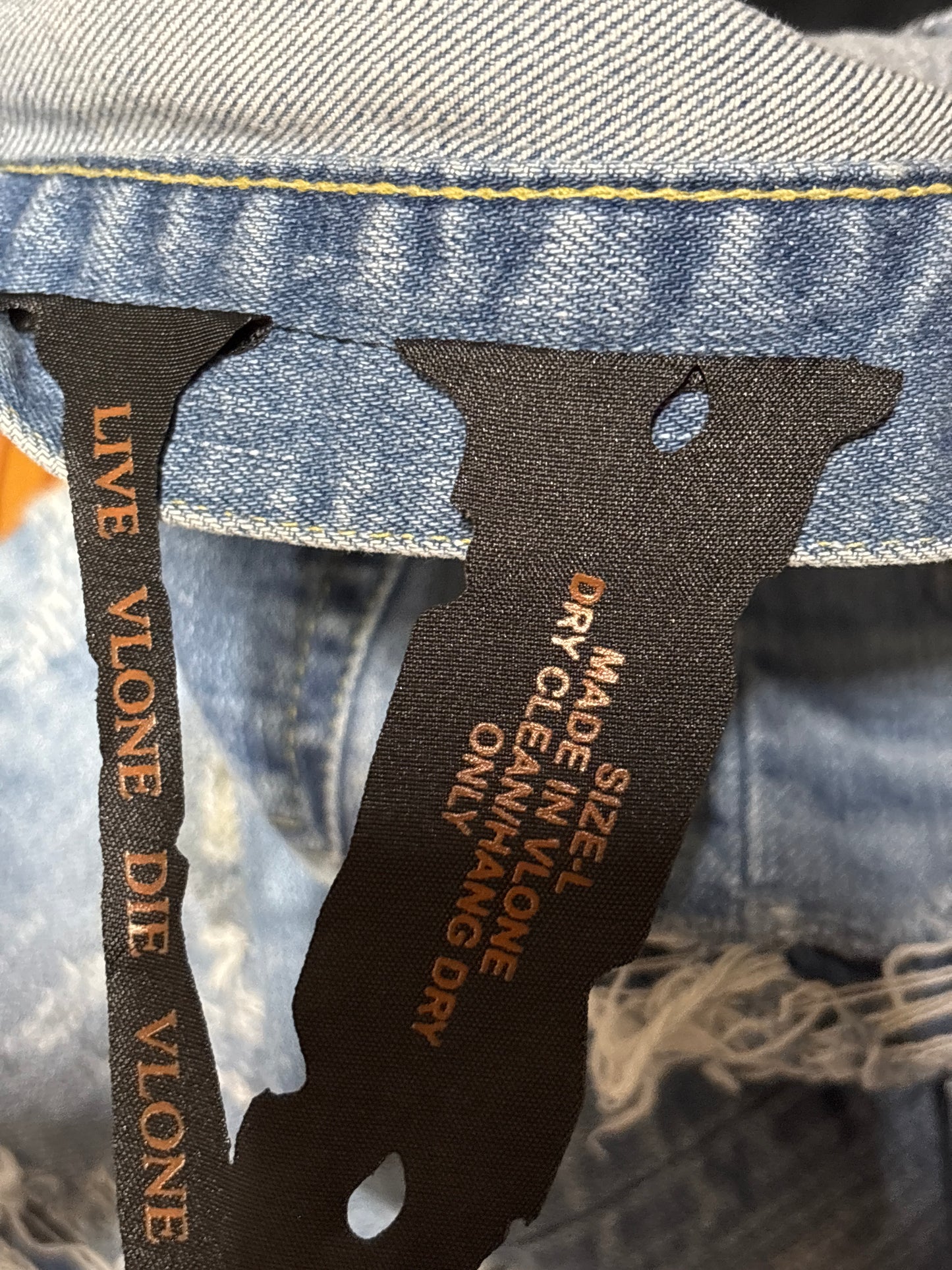 Vlone SS18 Blue Scab Denim