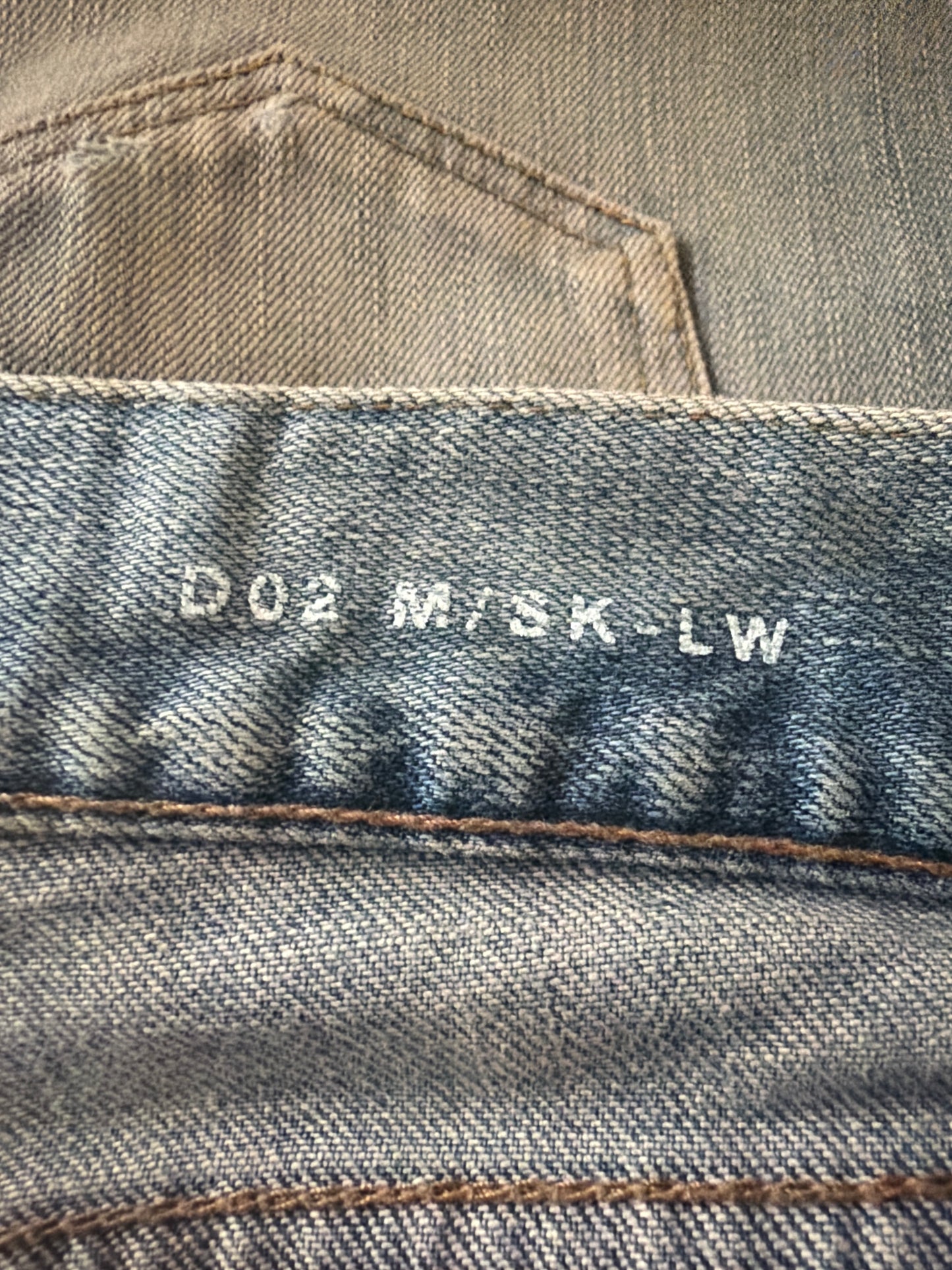 Saint Laurent AW15 Crash Denim