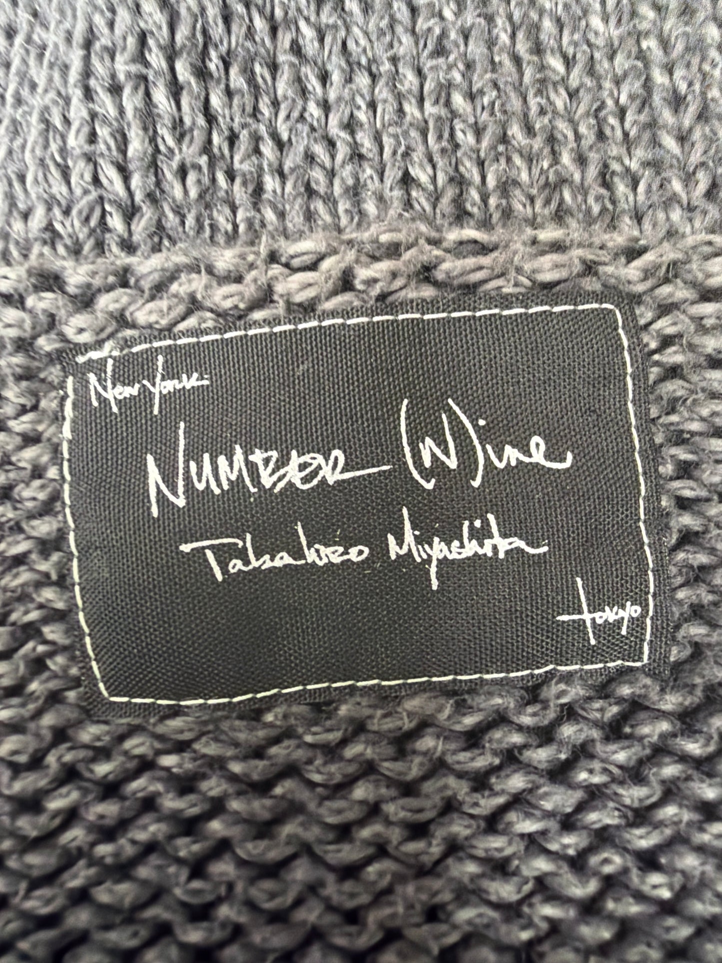 Number (N)ine SS07 Distressed Knit Sweater