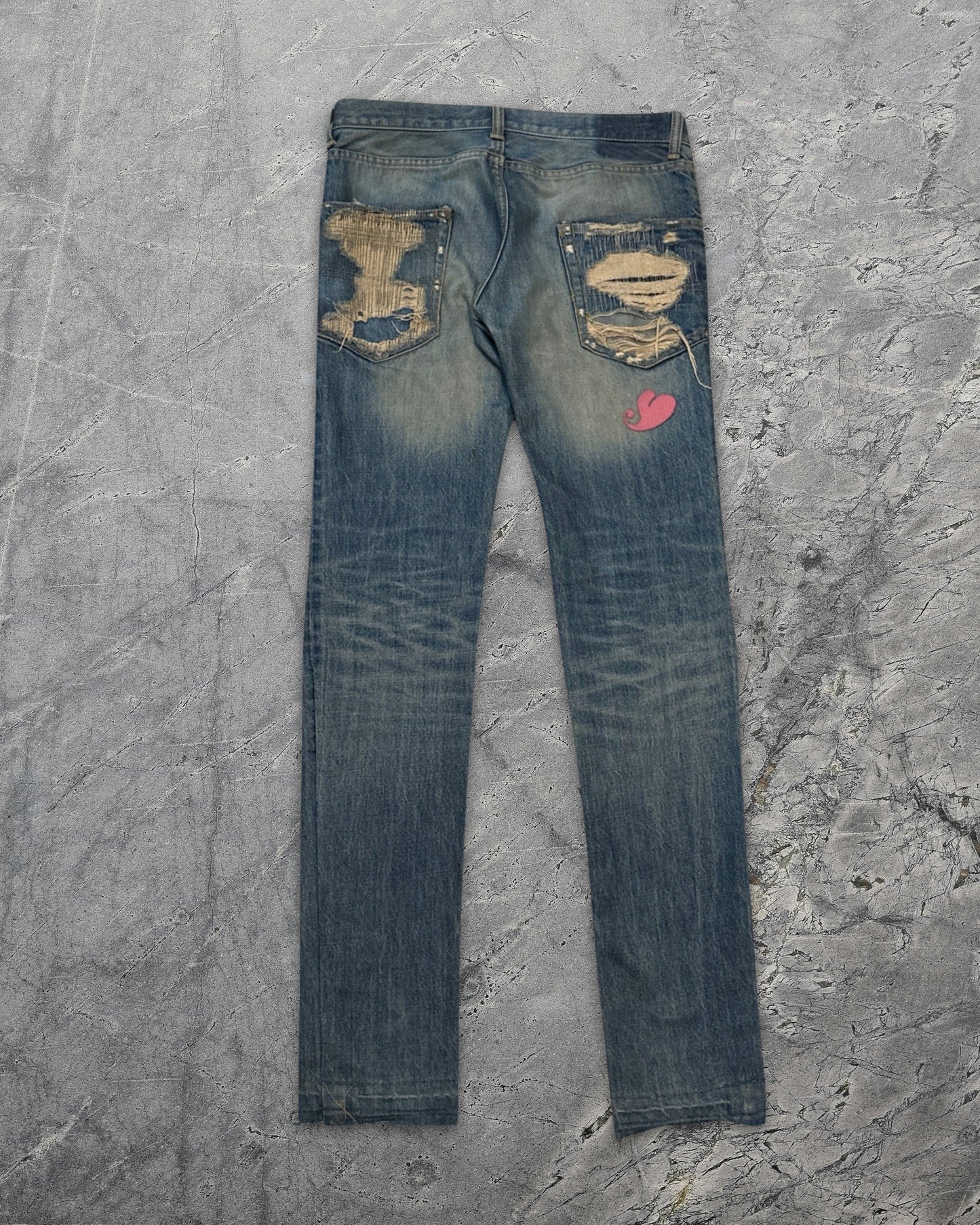 Undercover AW05 Arts and Crafts Heart Denim