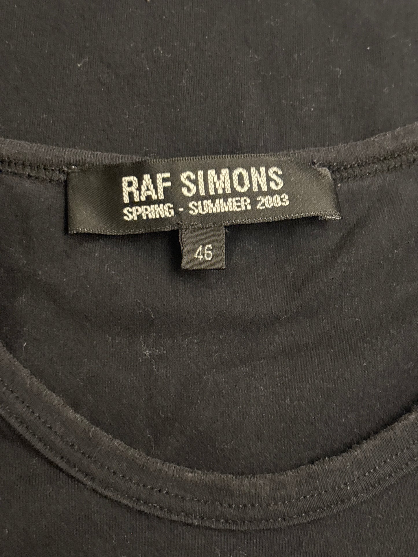 Raf Simons SS03 Consumed Cell Tank