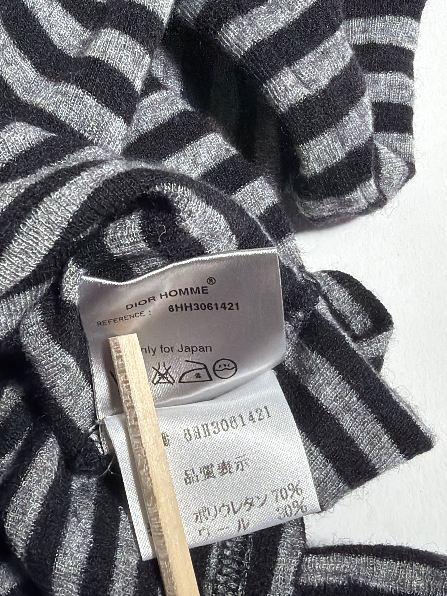 Dior Homme AW06 Cross Pocket Wool Polo