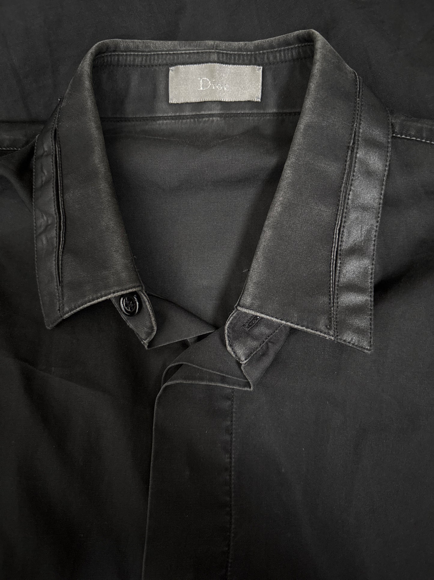 Dior Homme AW04 Switching Collar Button Up Shirt