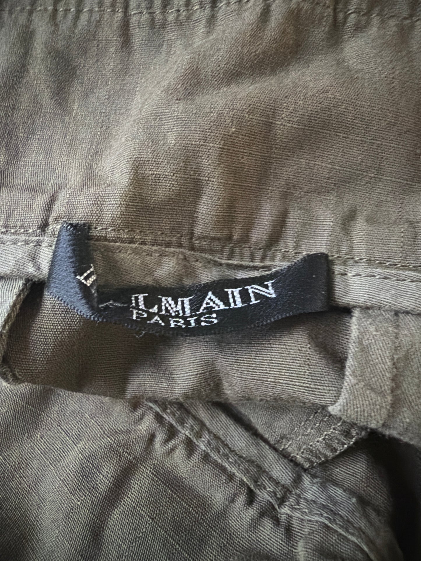 Balmain SS10 Drop Crotch Cargo Pants