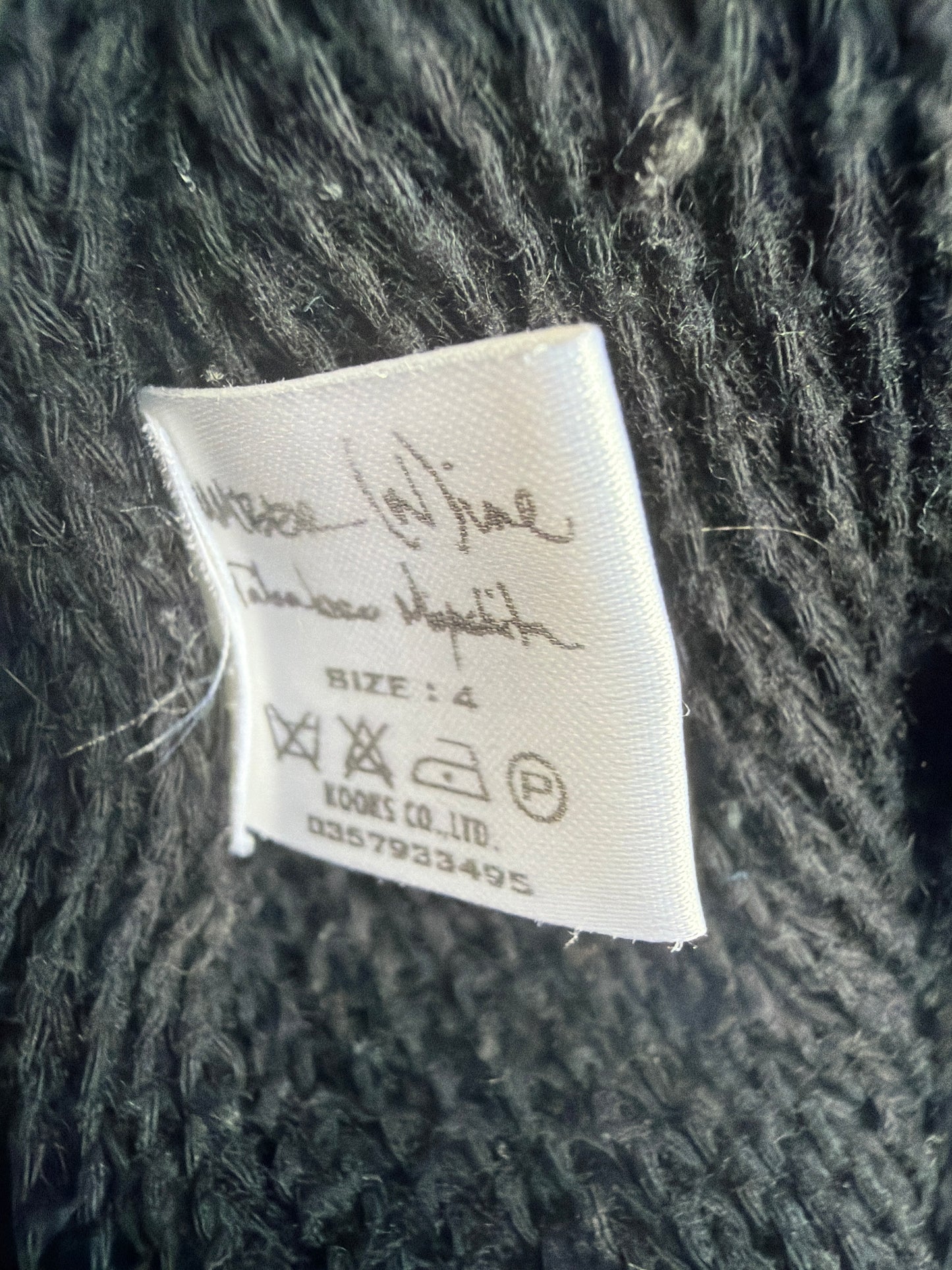 Number (N)ine SS05 Knit Sweater