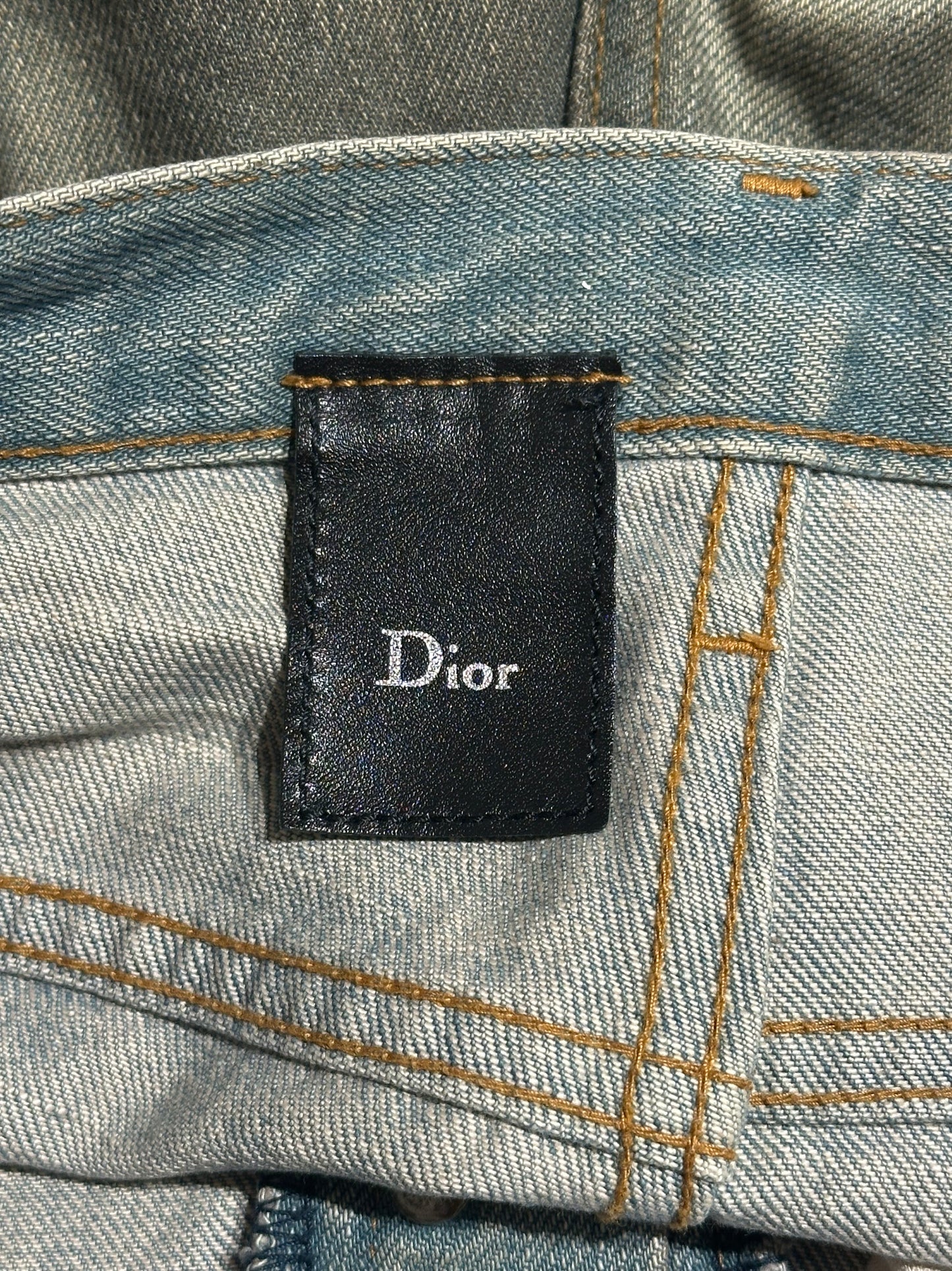 Dior Homme SS04 Dirty Bleu Claire Denim