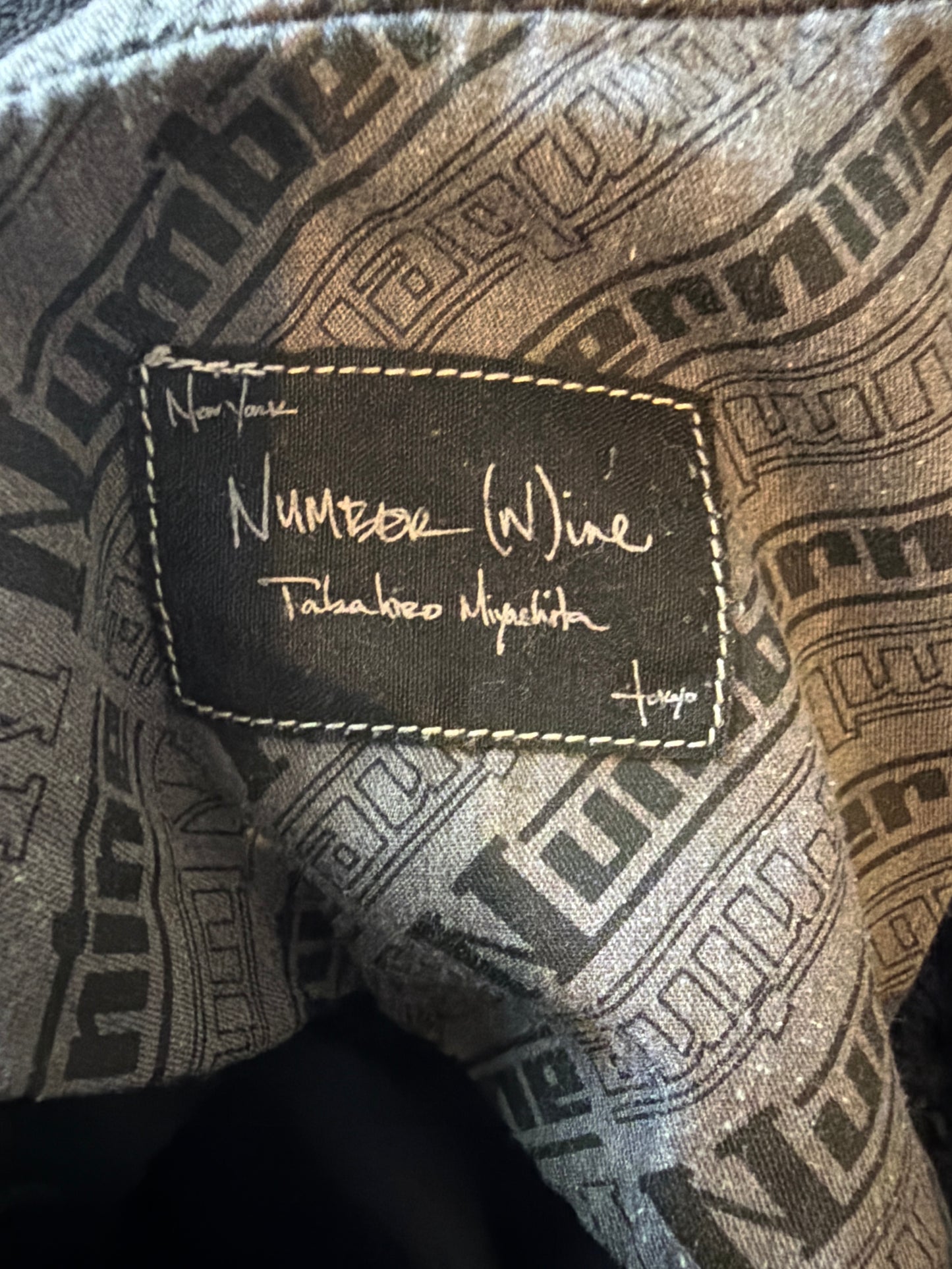Number (N)ine AW06 Noir Pain Denim