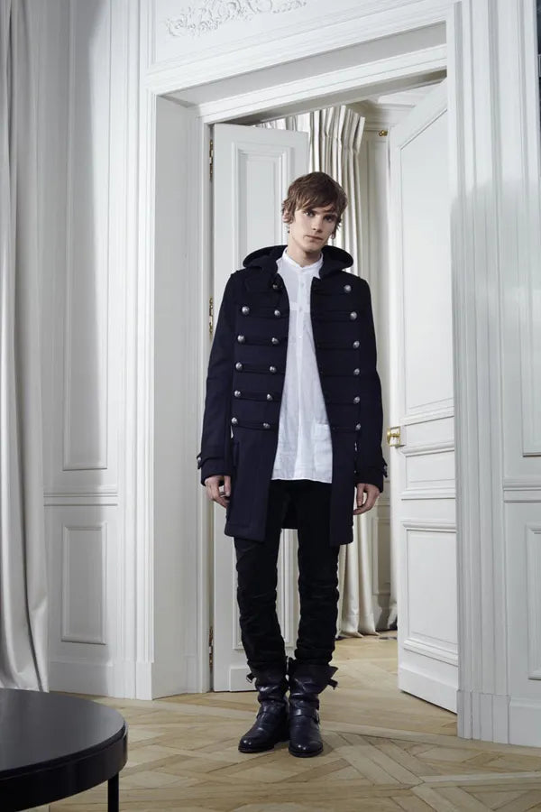 Balmain AW12 Corduroy Biker Denim