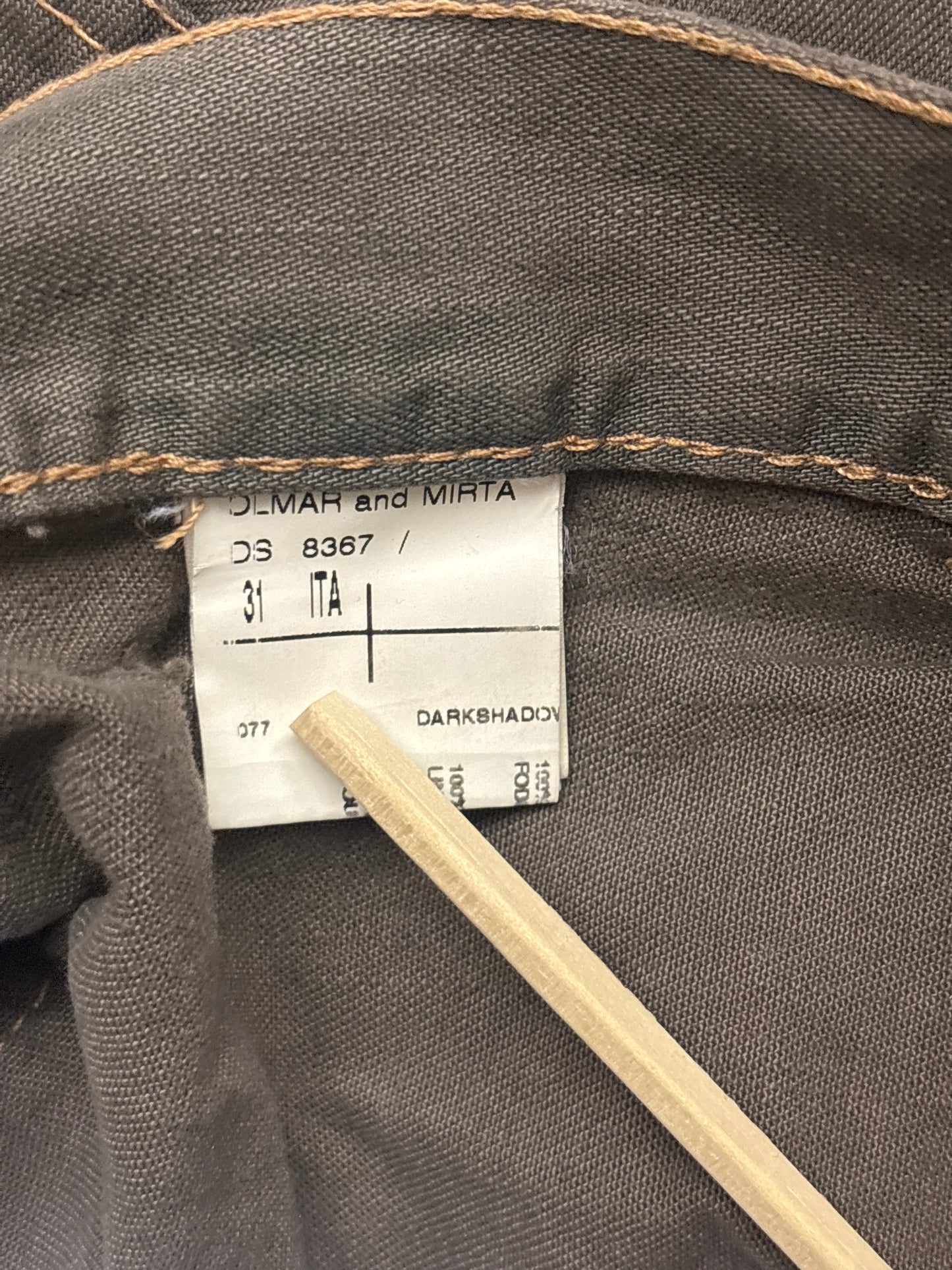 Rick Owens SS07 Spiral Cut Denim