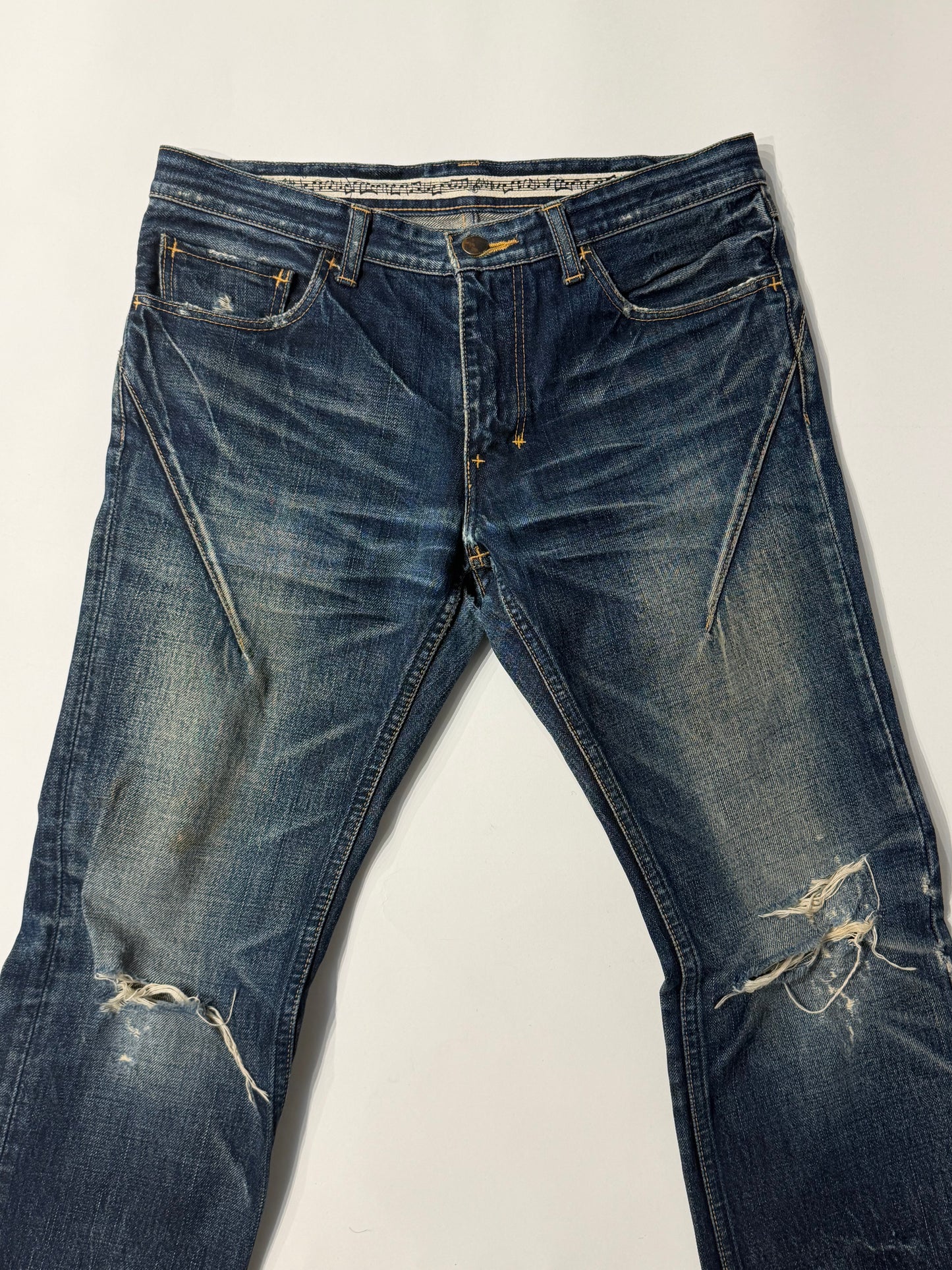 Number (N)ine SS08 Honeycomb Jeans