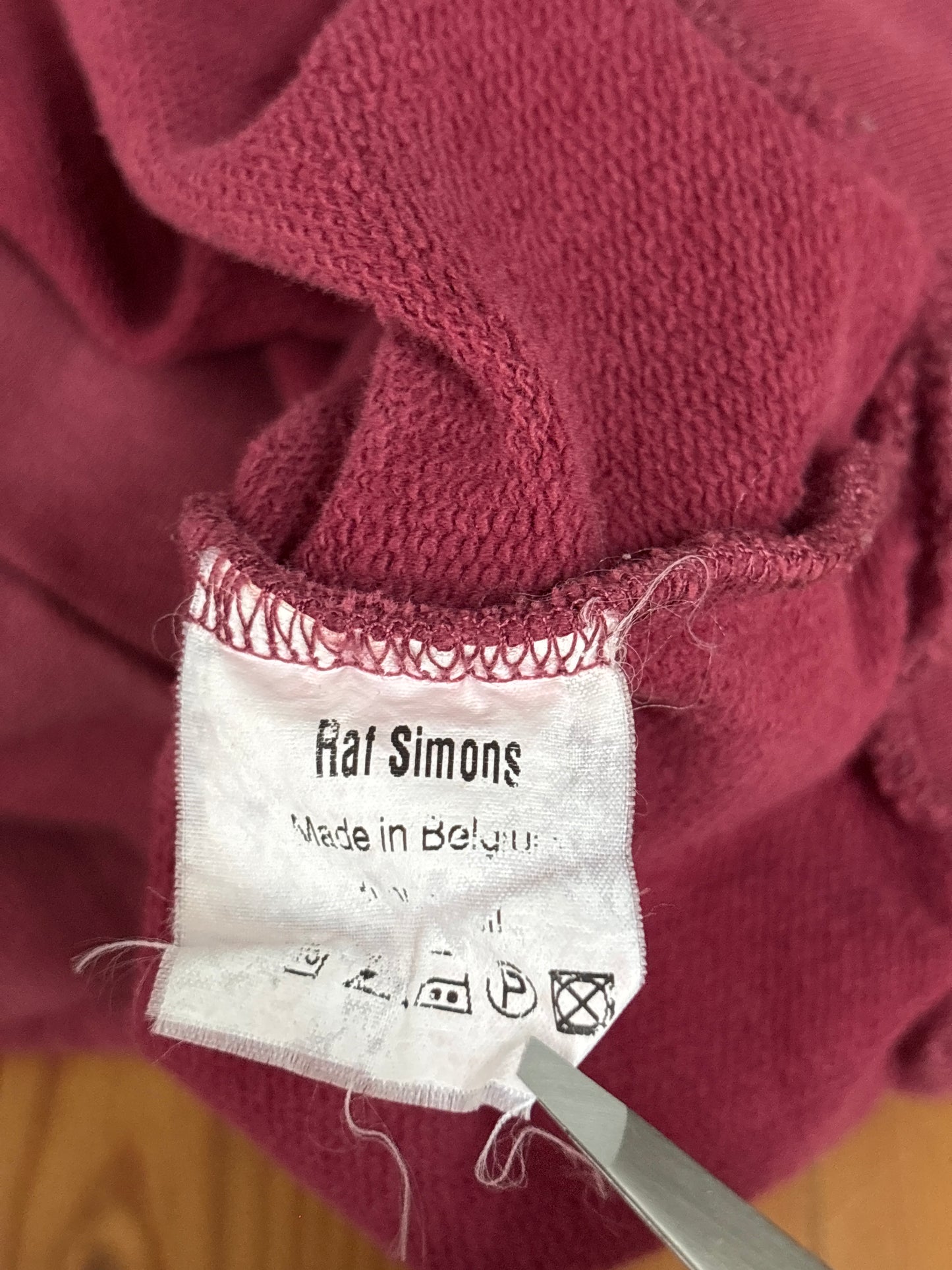 Raf Simons AW02 Virginia Creeper Blank Sweatshirt