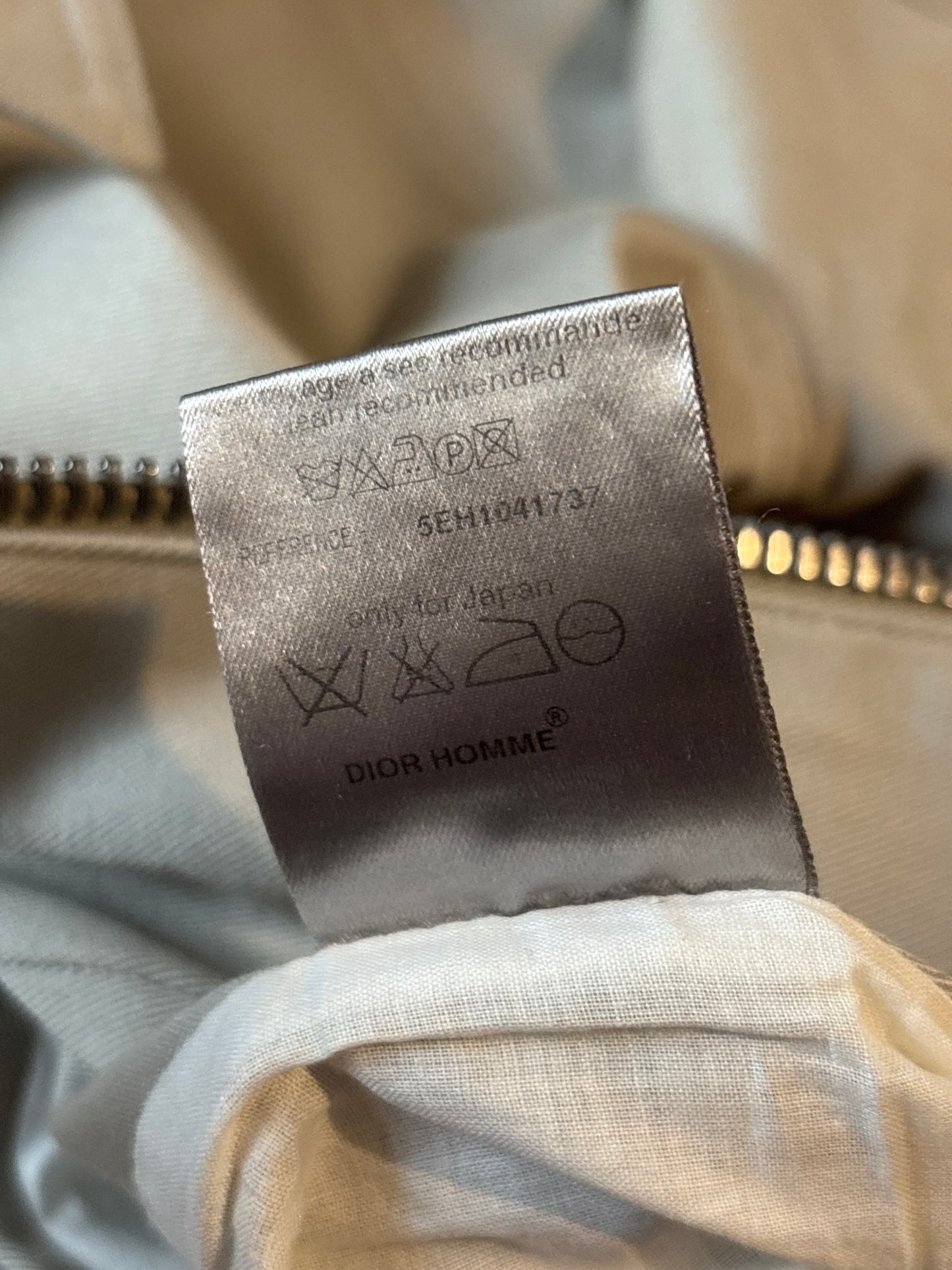 Dior Homme SS05 Zip Up Work Jacket