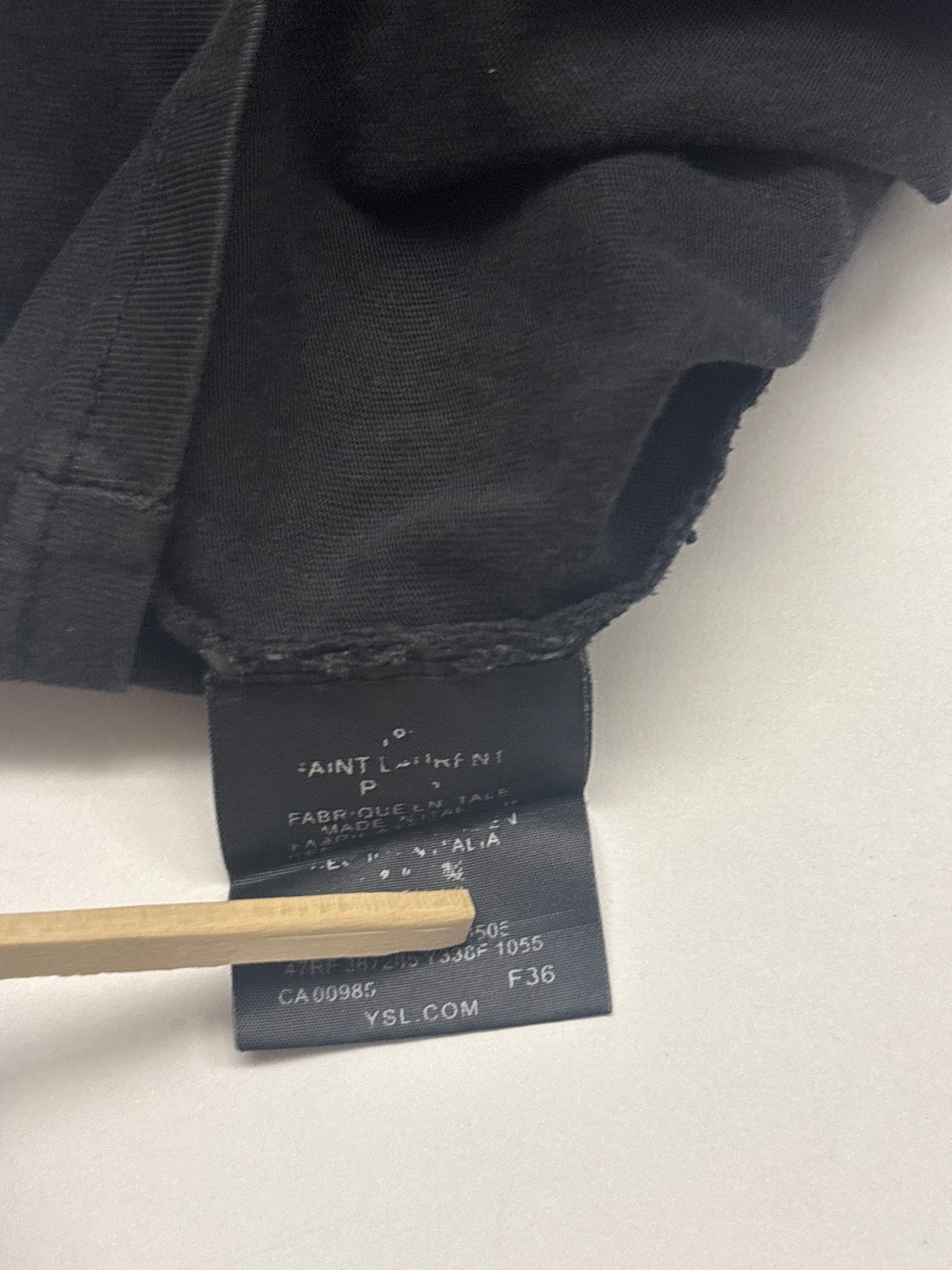 Saint Laurent Paris SS16 Surf Sound Dinosaur Shirt