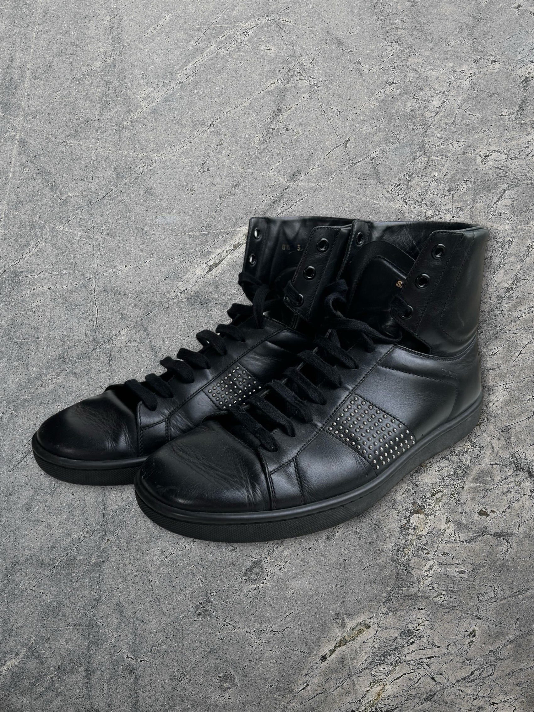 Saint Laurent SS13 SL01H Studded High Top Sneaker