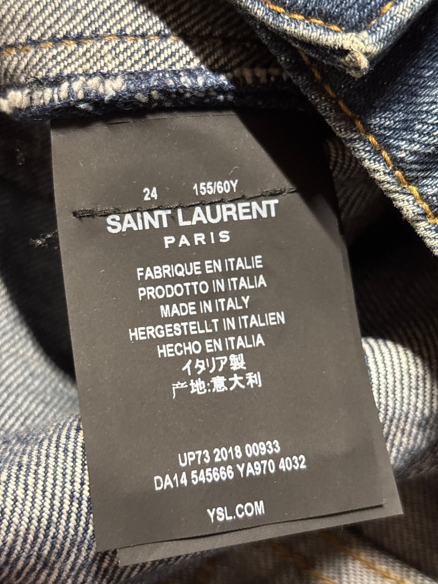 Saint Laurent AW18 Bootcut Denim