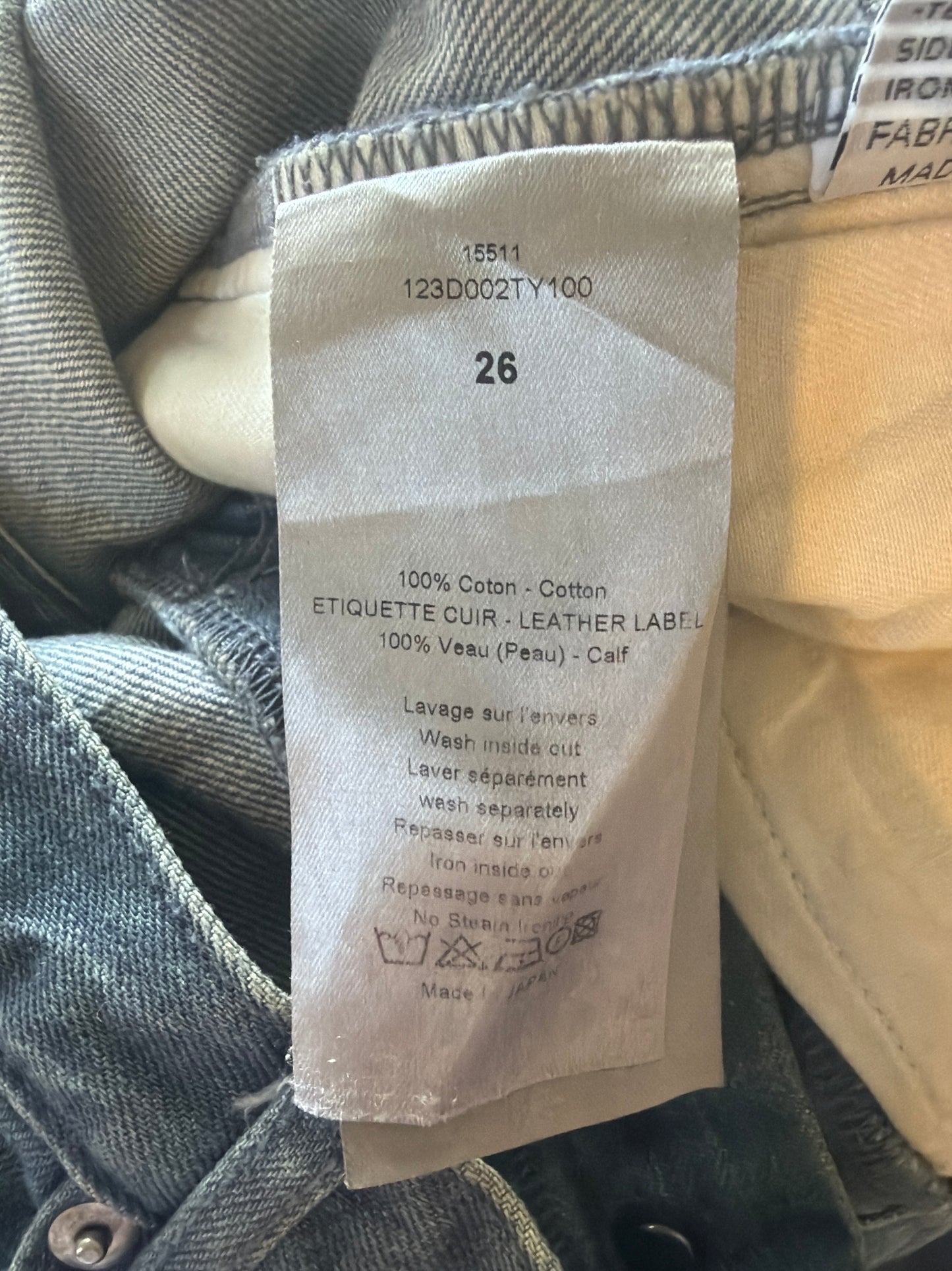Dior Homme SS11 Bleu Clair Denim