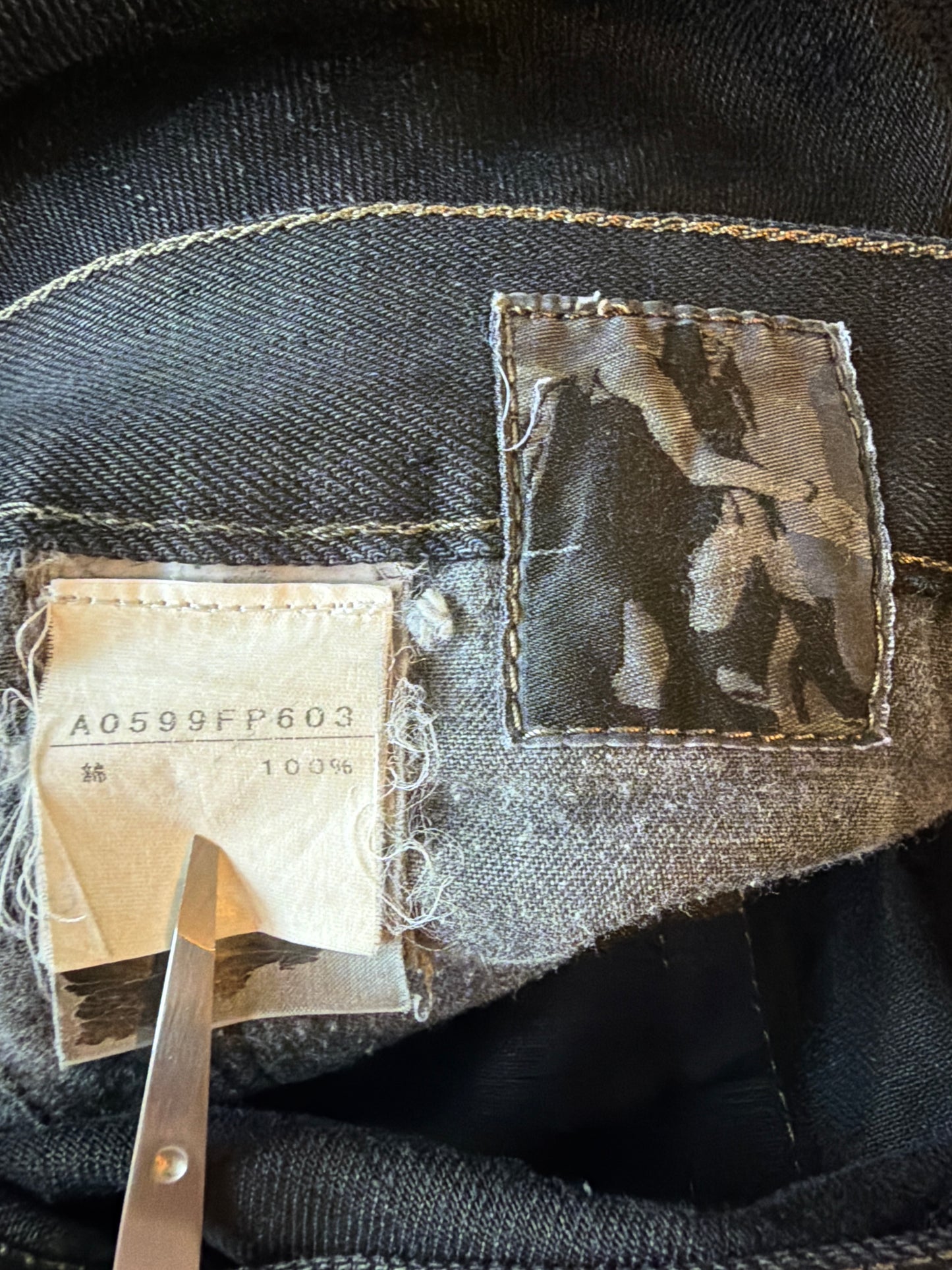 Rick Owens SS09 Strutter Dark Blue Denim