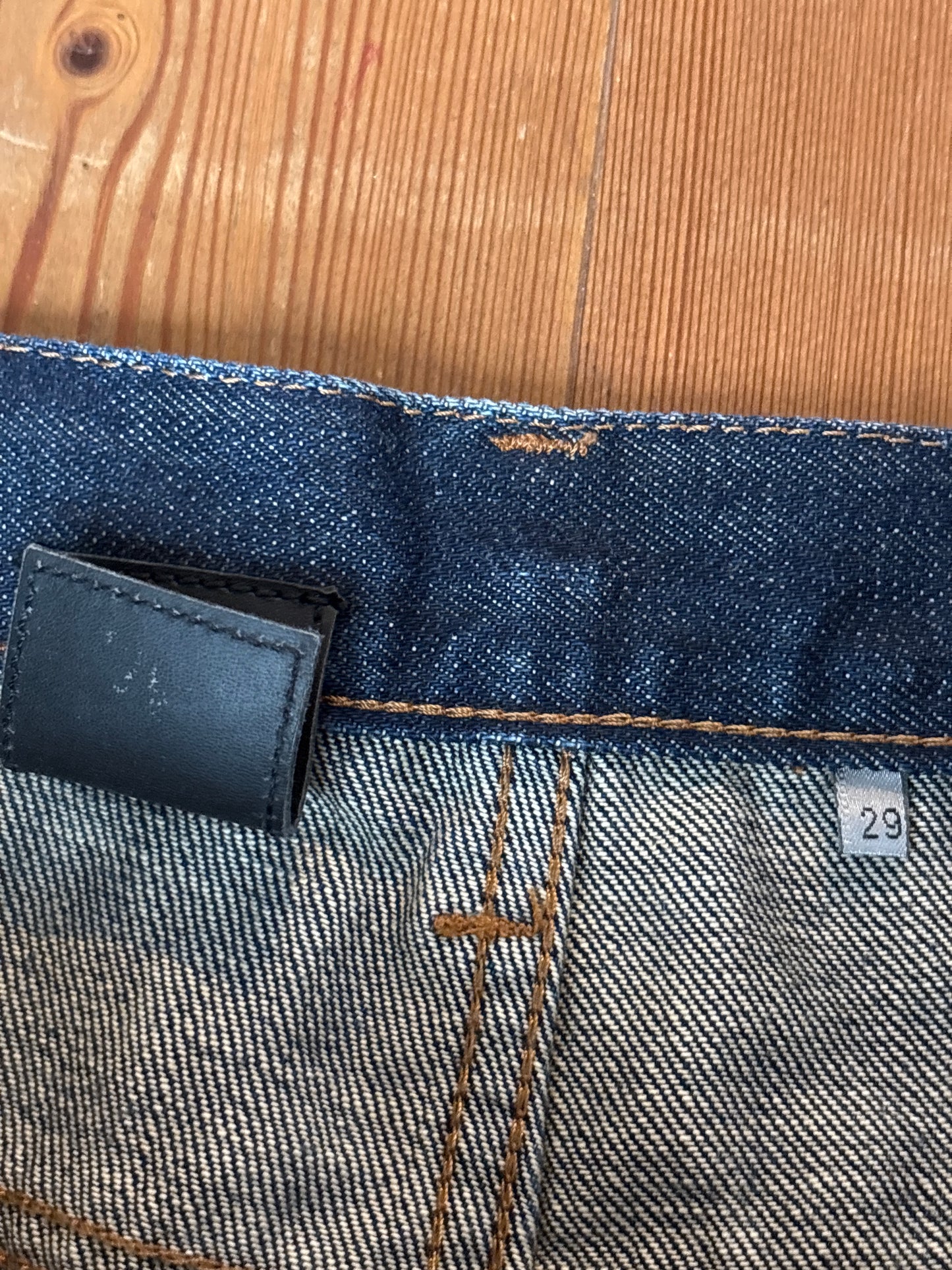 Dior Homme AW10 Whiskered Rust Denim