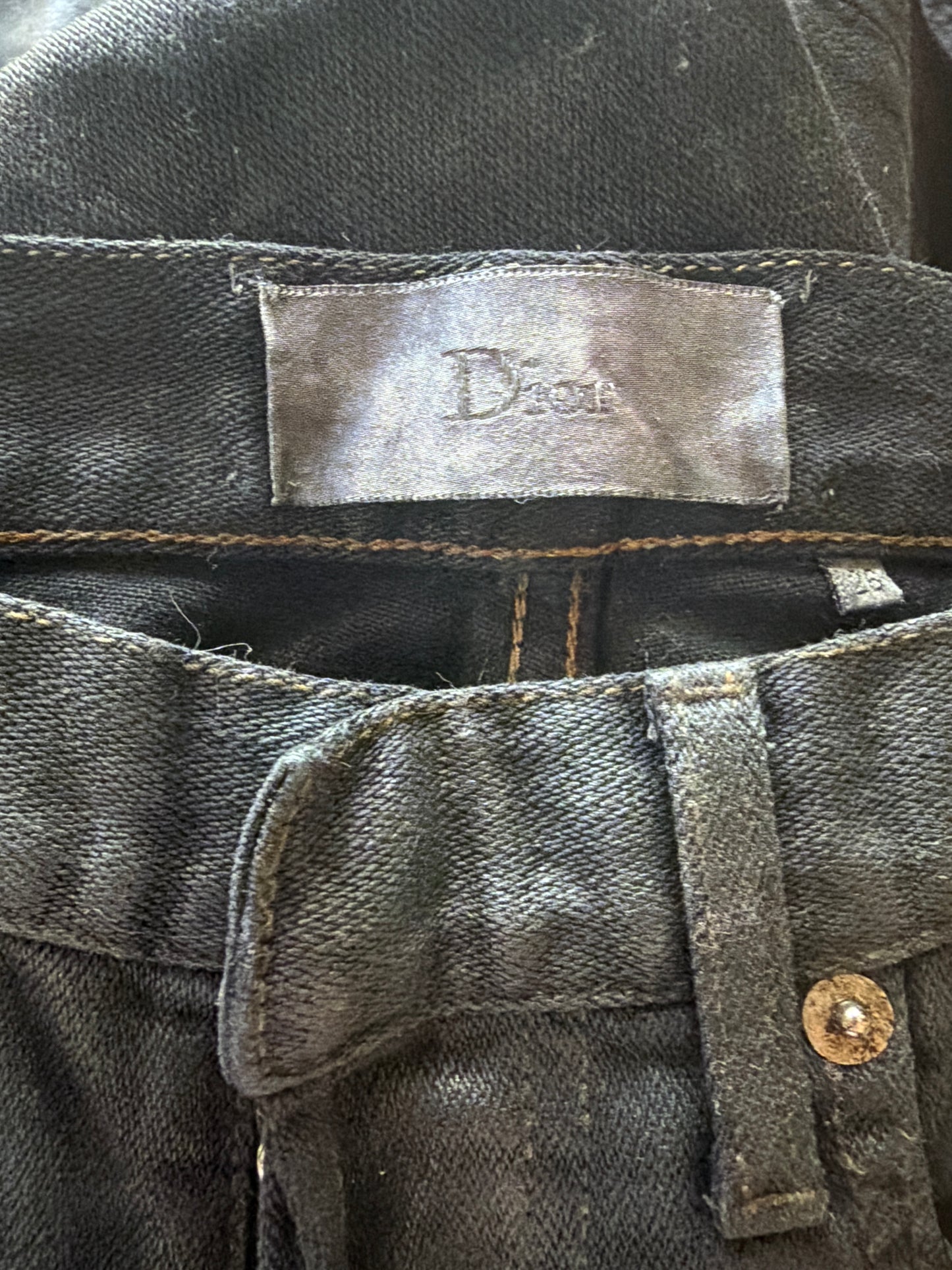 Dior Homme SS07 Waxed Cotton Pants
