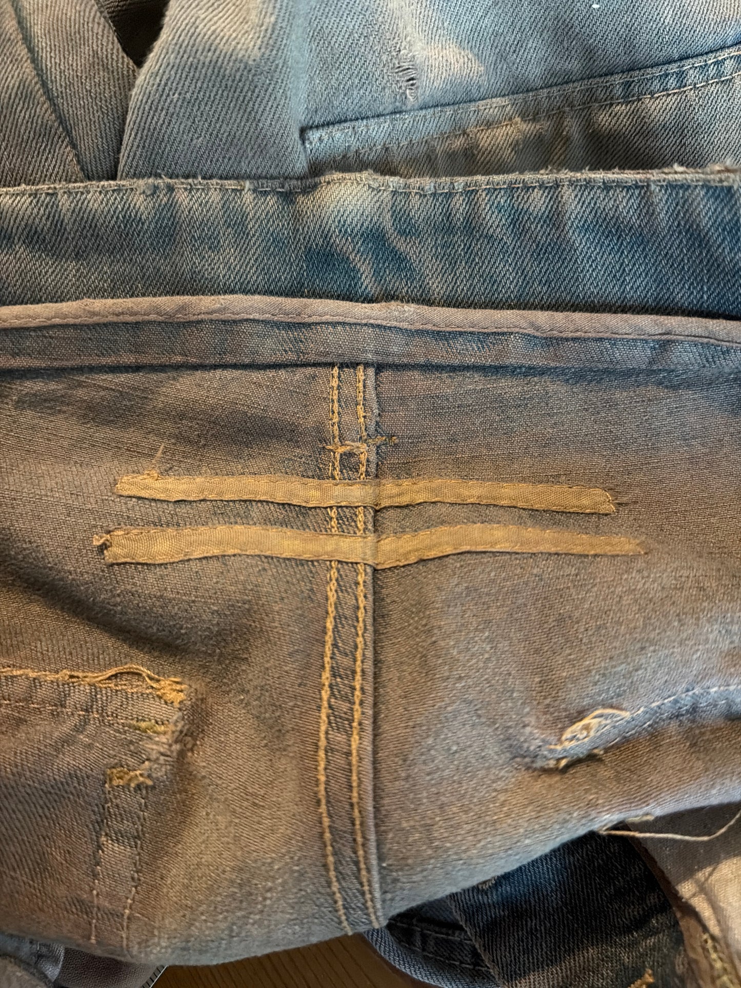 Rick Owens FW06 Double Layer Aircut Denim