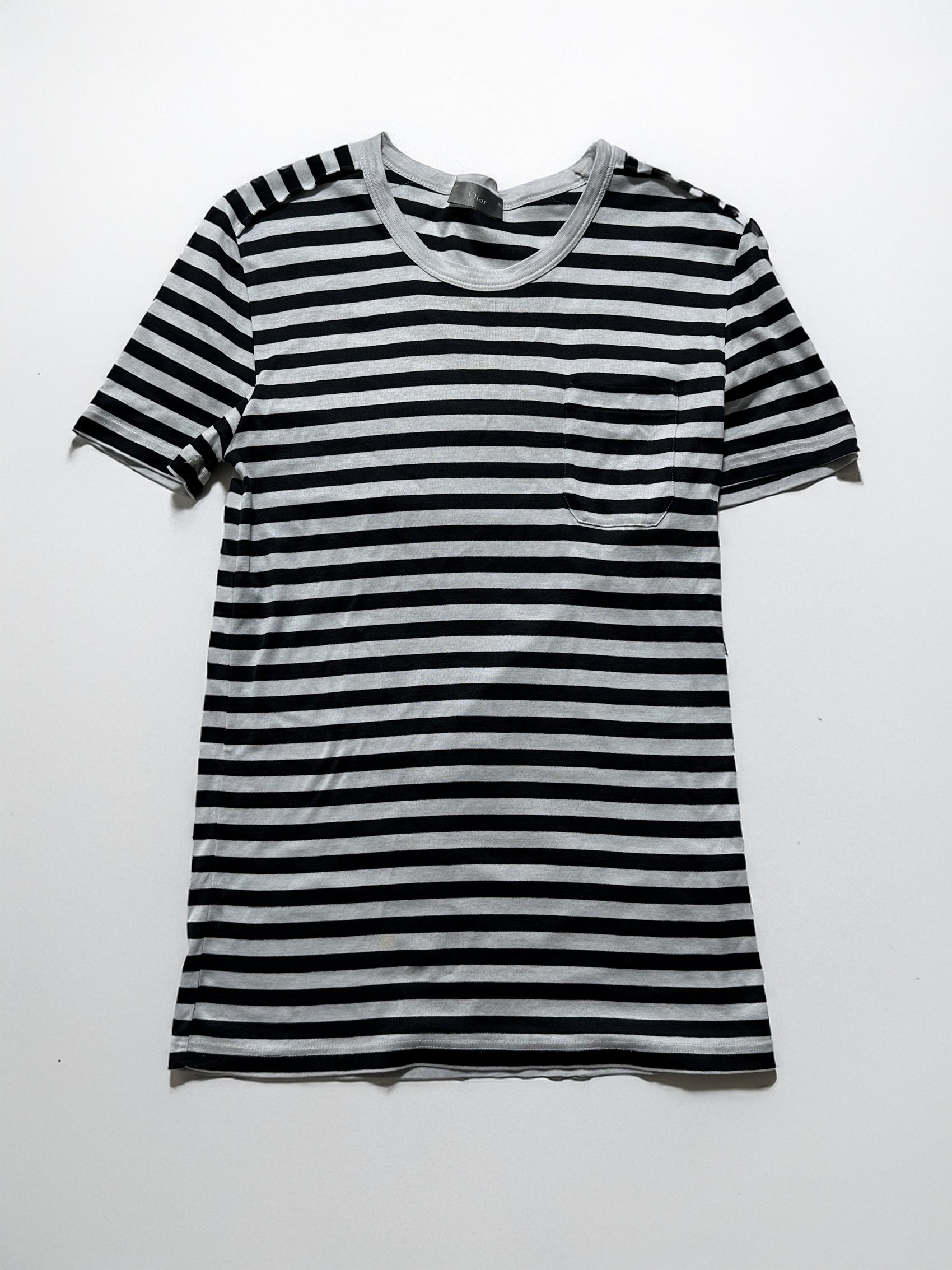 Dior Homme SS07 Striped Pocket Shirt
