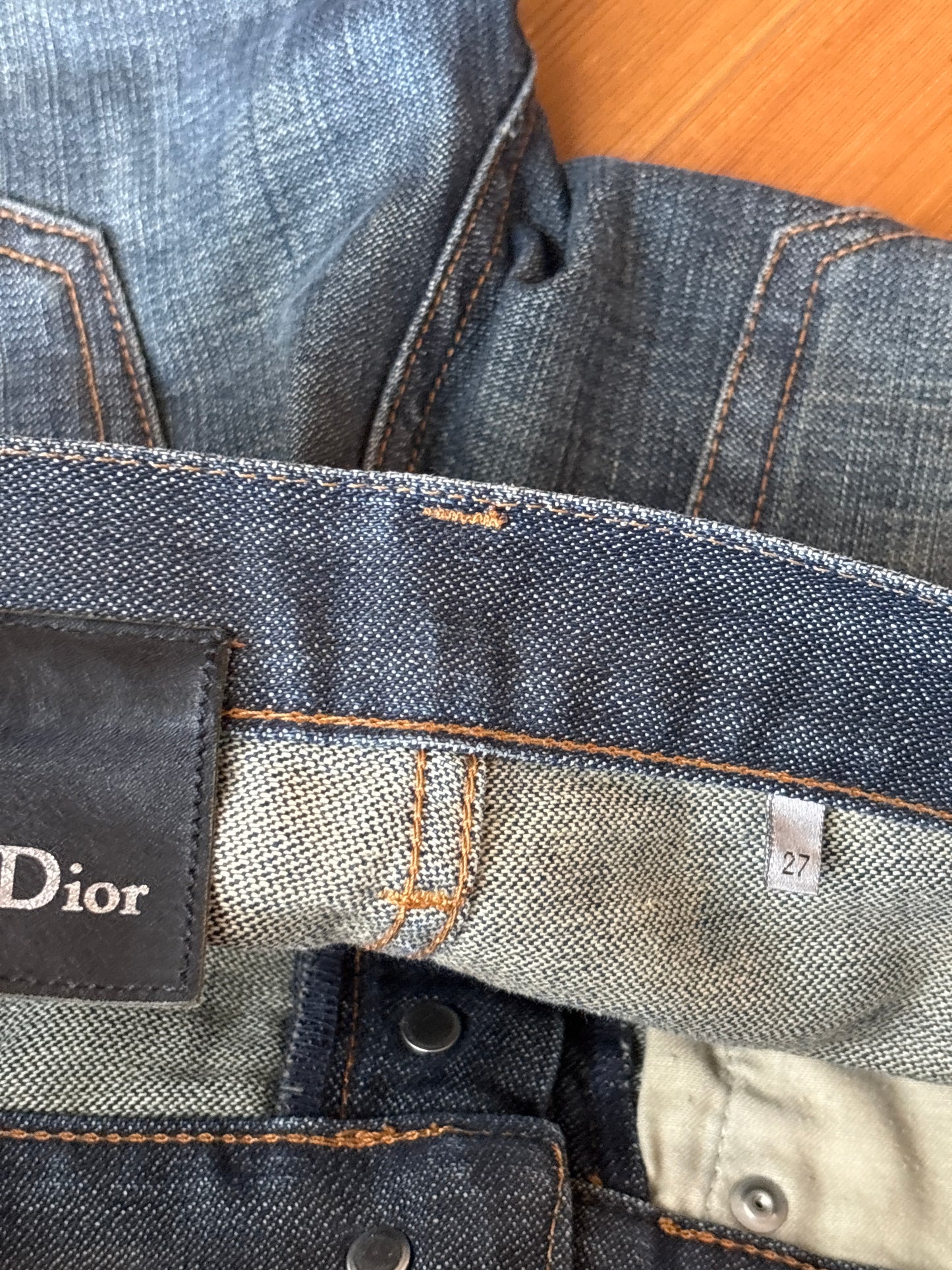 Dior Homme AW08 "Griffith Park" Whiskered Denim