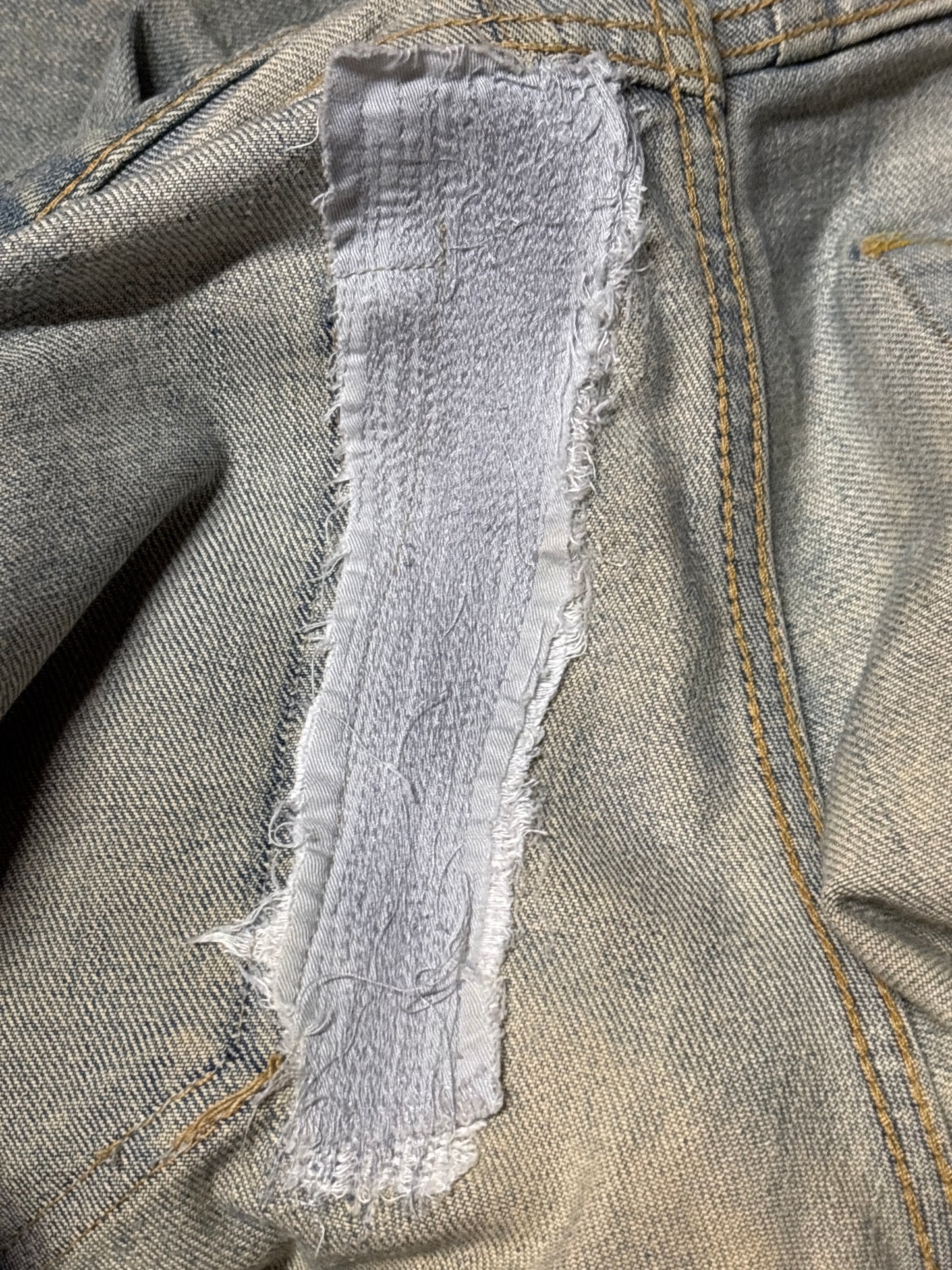 Saint Laurent AW13 Mudwash Crash Denim