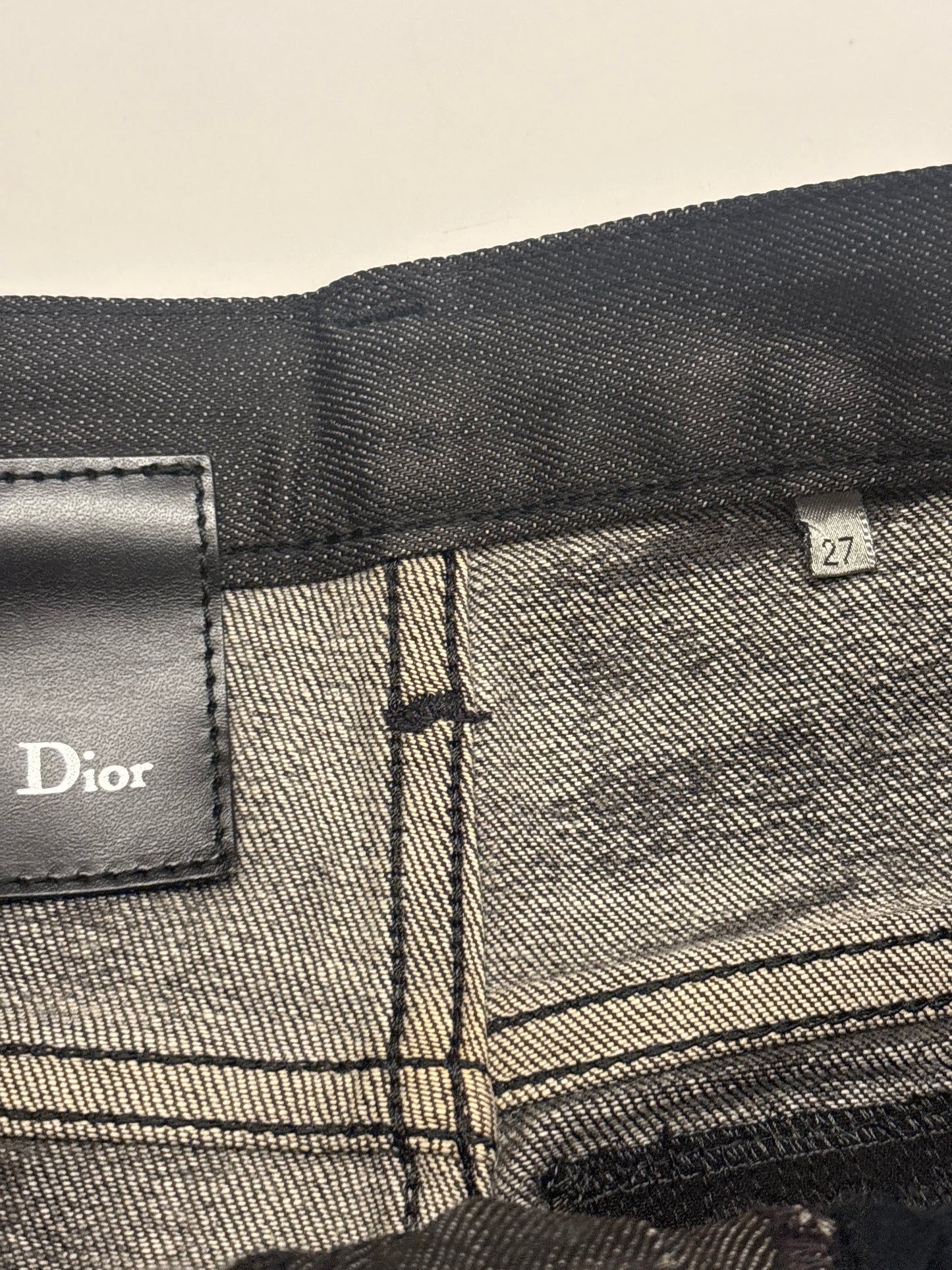 Dior Homme AW08 Wax Coated Denim