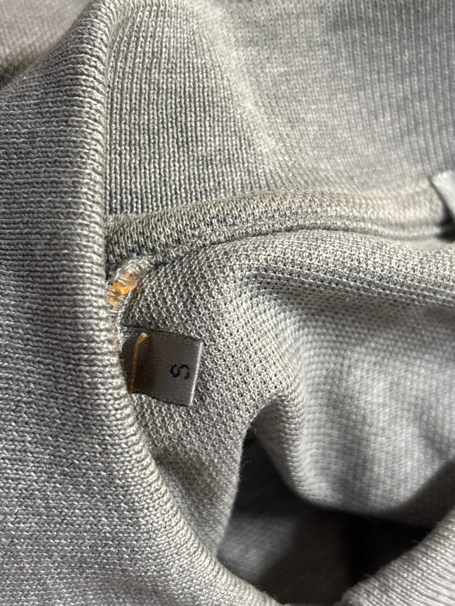 Dior Homme SS04 Coated Strip Polo Shirt