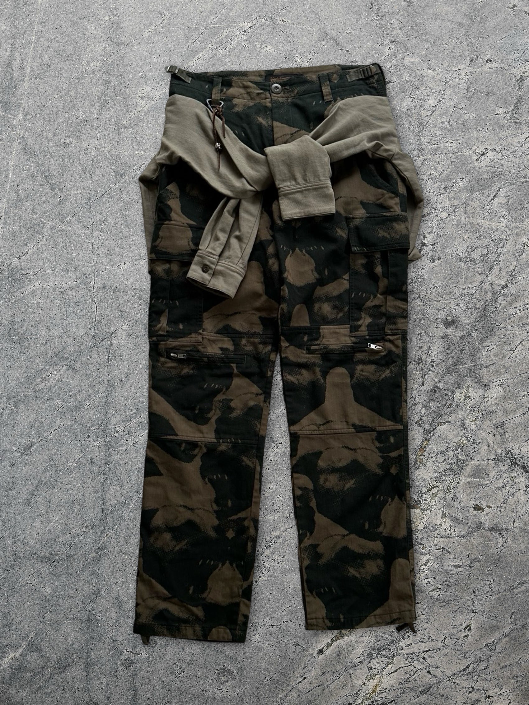Undercover AW03 Dog Camo Hybrid Pants