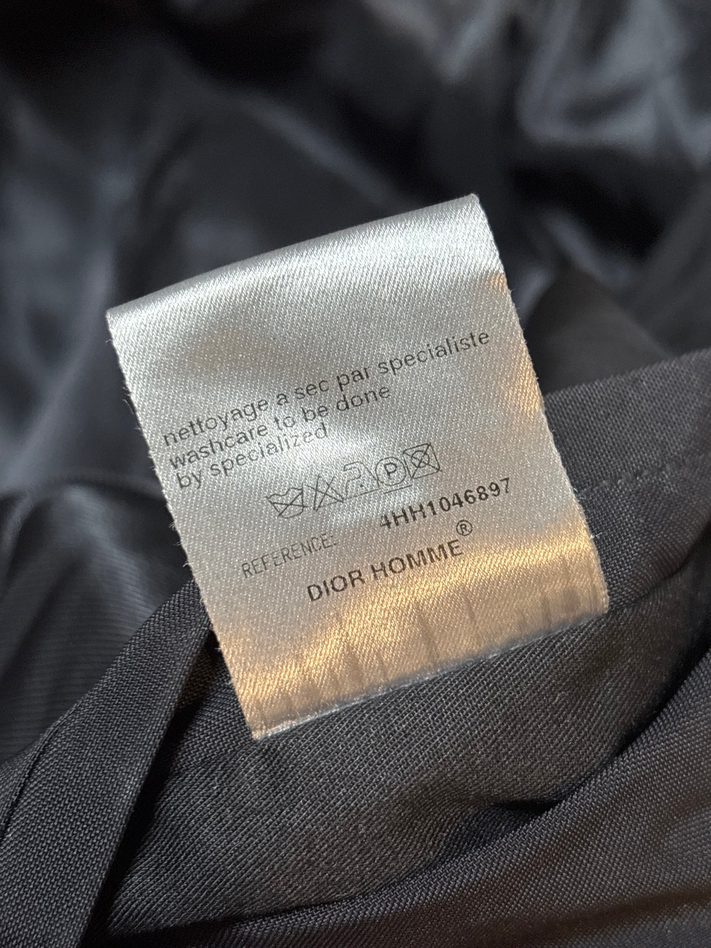 Dior Homme AW04 VOTC Leather Trimmed Down Jacket