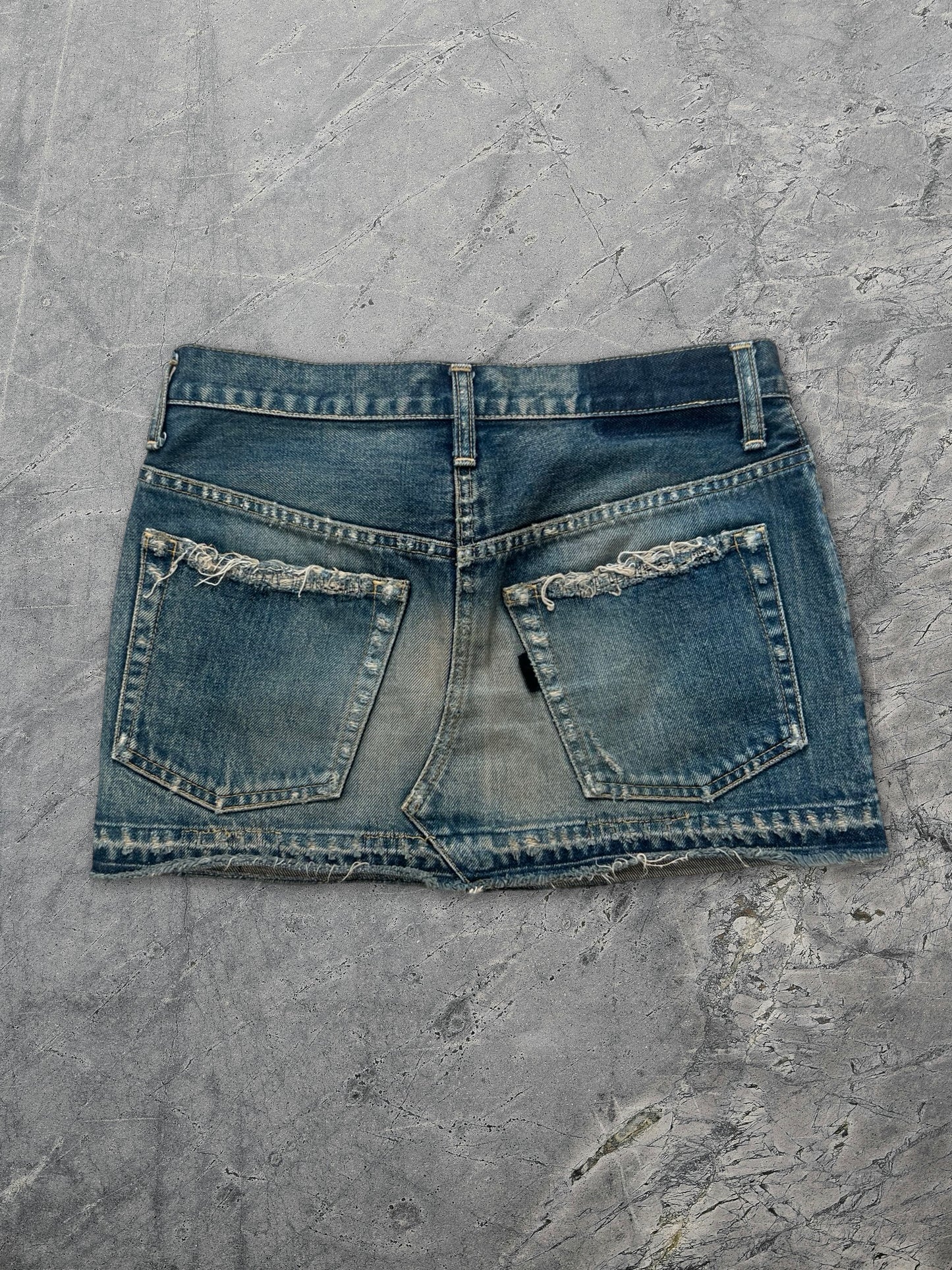 Undercover AW09 Apple Patch Denim Skirt