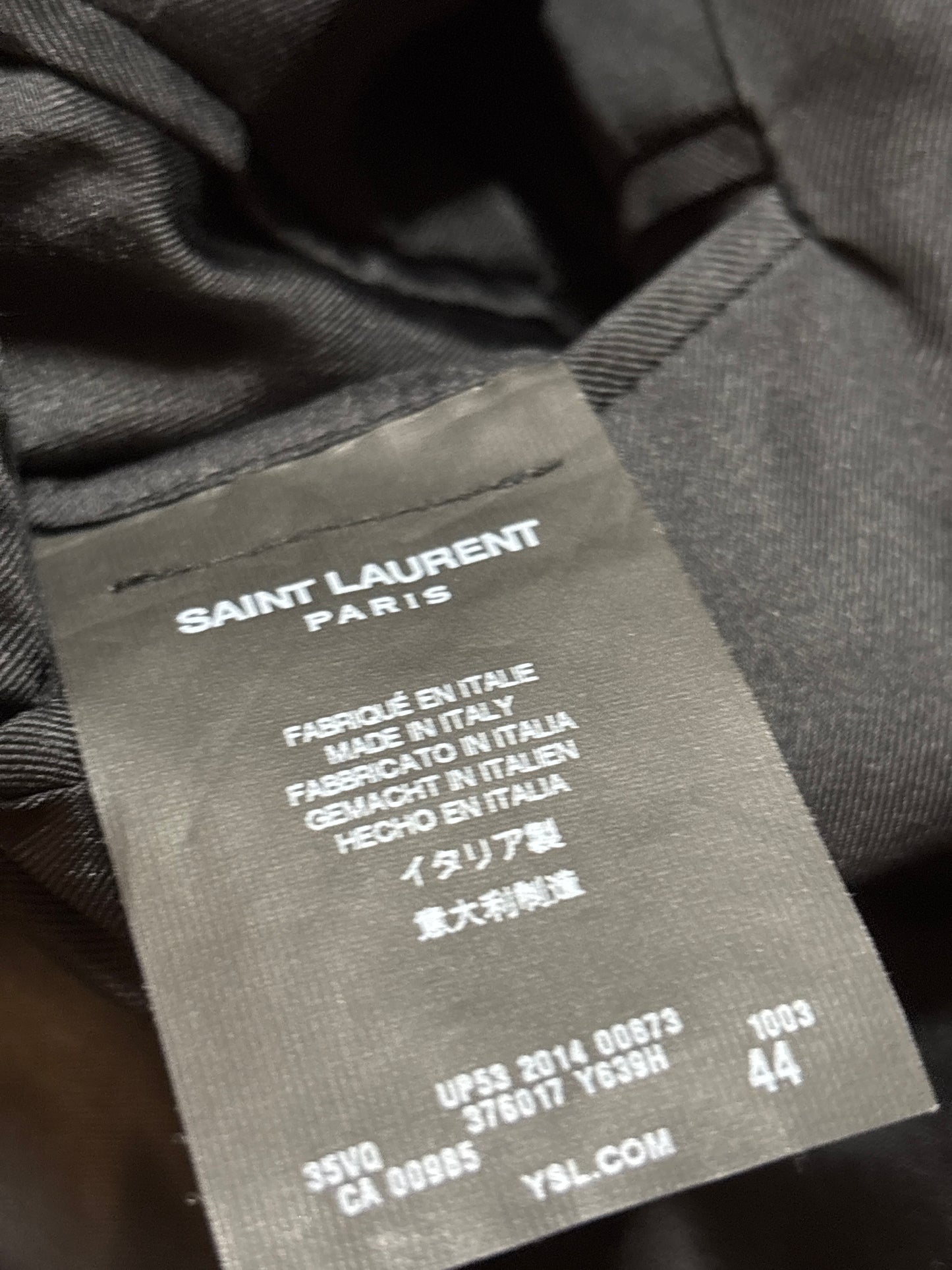 Saint Laurent SS15 Runway Napoleon Jacket