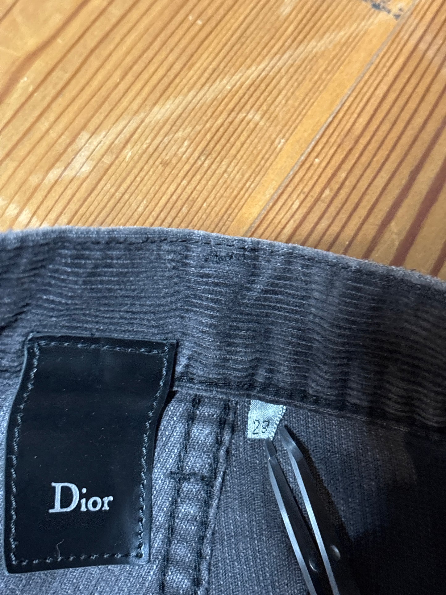 Dior Homme AW08 Waxed Corduroy Denim