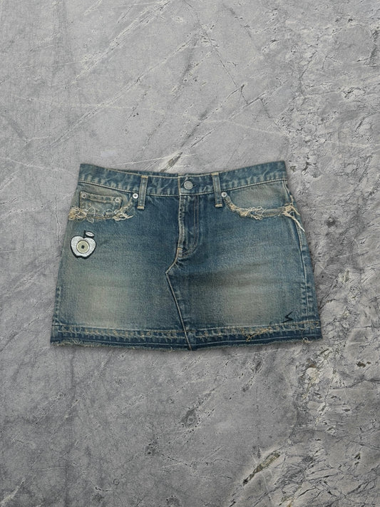 Undercover AW09 Apple Patch Denim Skirt