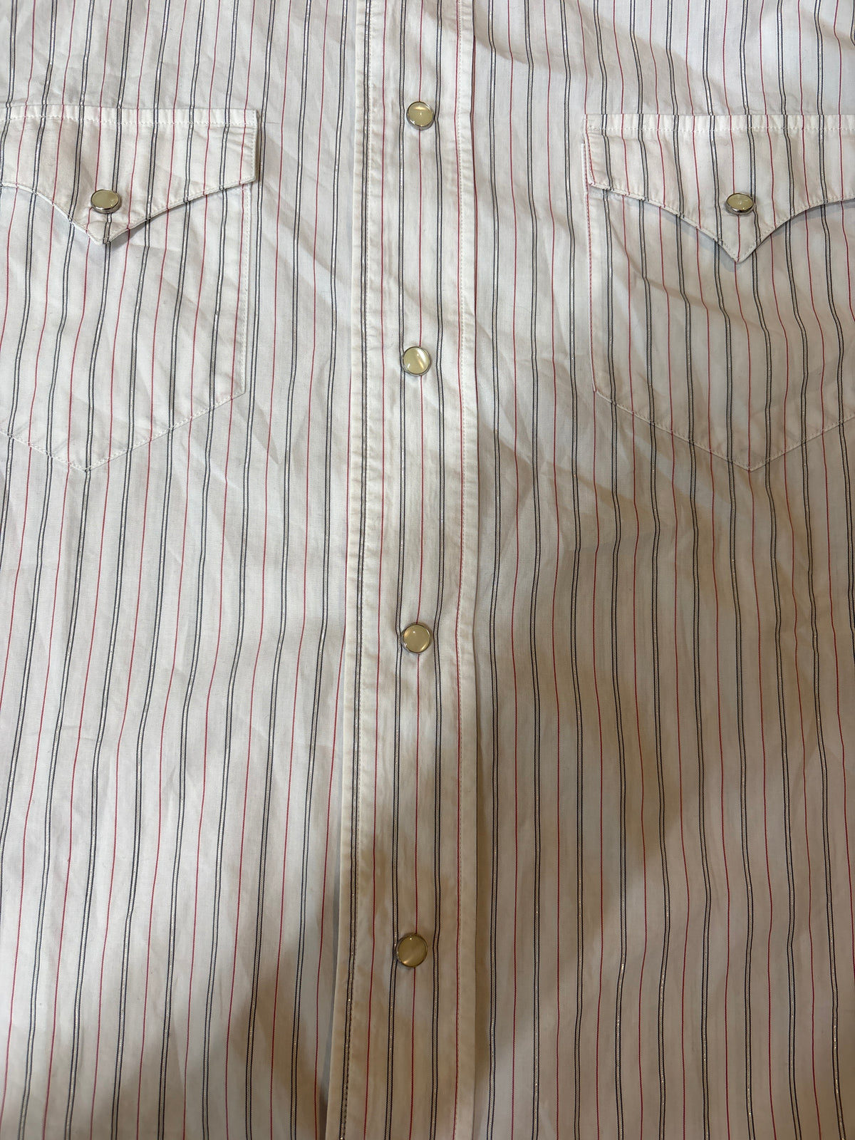 Dior Homme SS04 Strip Glitter Thread Shirt