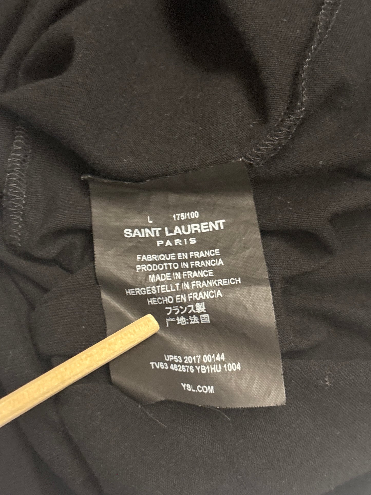 Saint Laurent Paris SS17 No Smoking Shirt