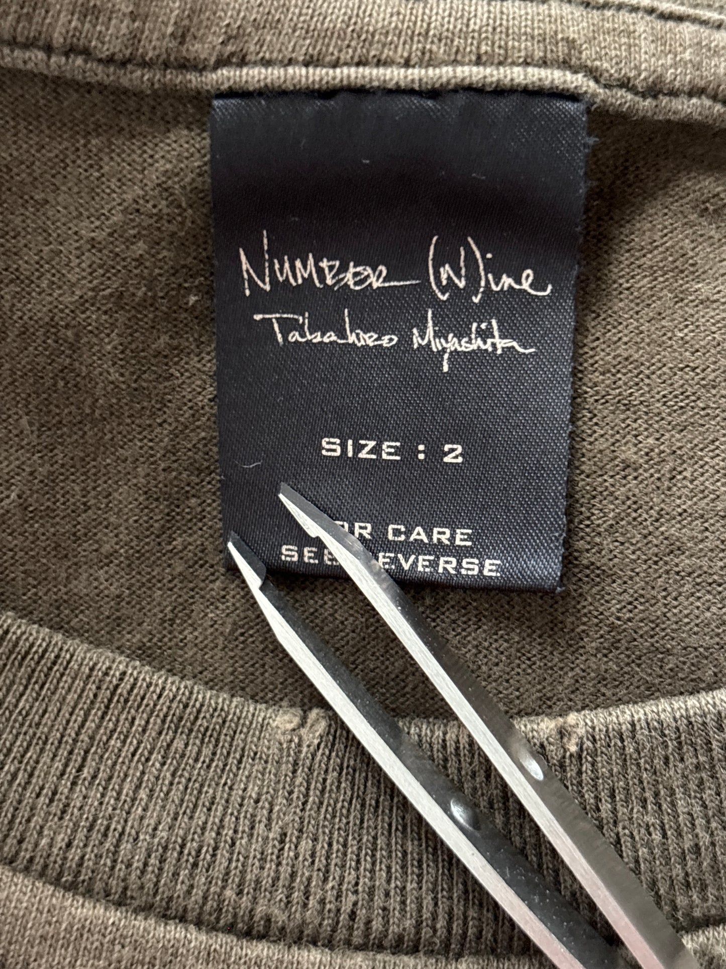 Number (N)ine AW04 Anti-Bush Tee