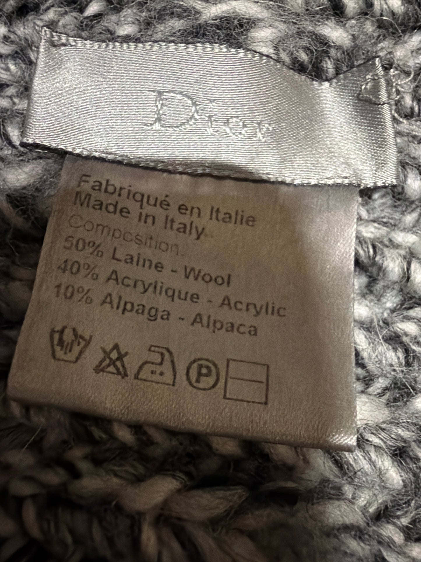Dior Homme AW07 Runway Alpaca Scarf