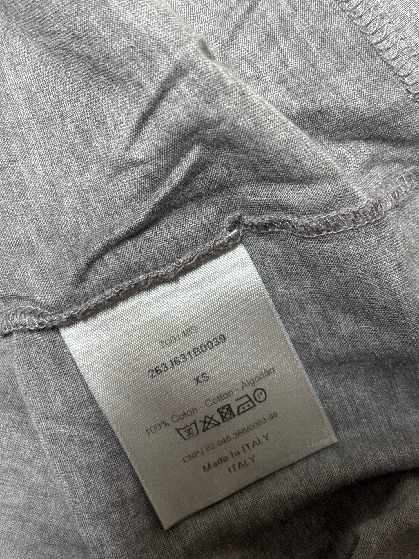 Dior Homme Bee Embroidered V-Neck Tee