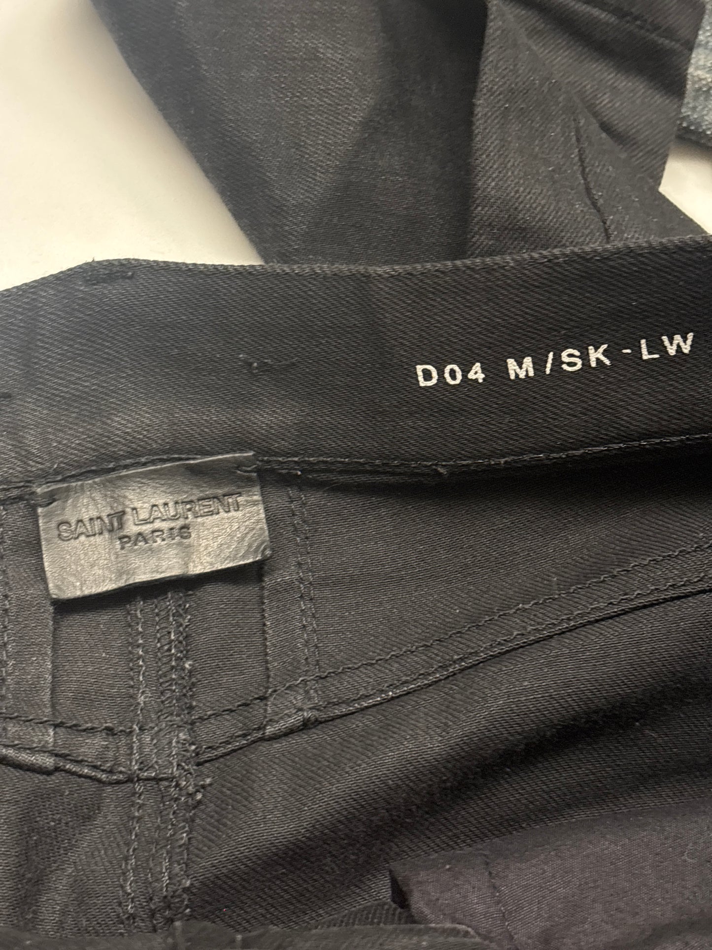 Saint Laurent AW14 Biker Denim