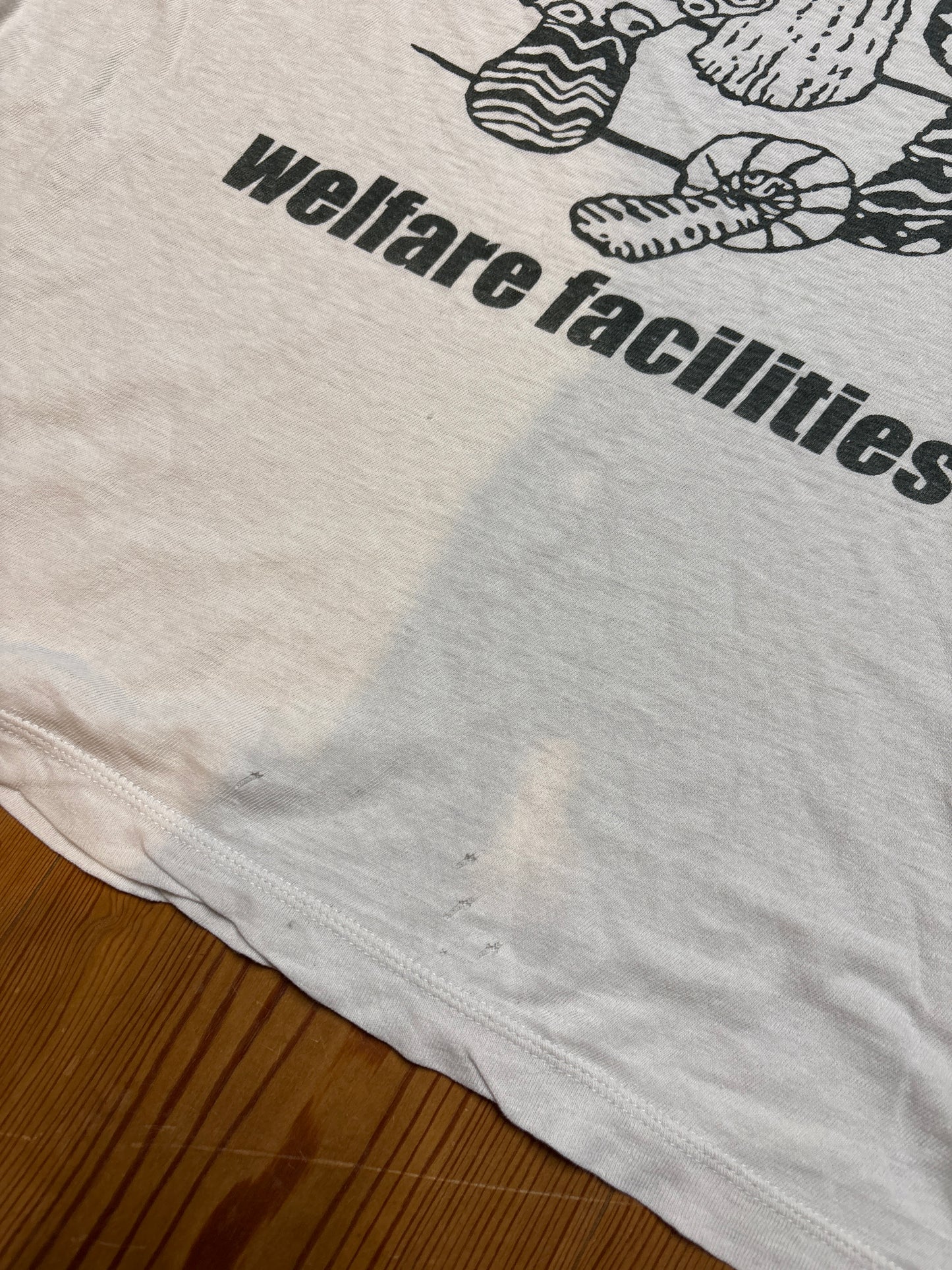 Undercover AW03 Distressed Paper Doll Tee