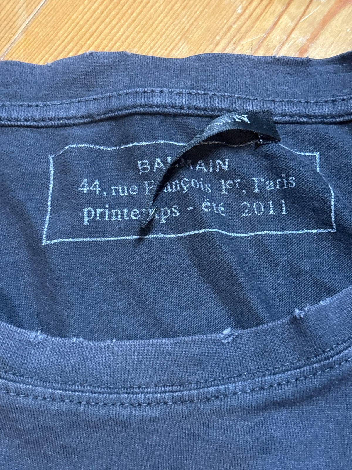 Balmain SS11 Distressed Tee