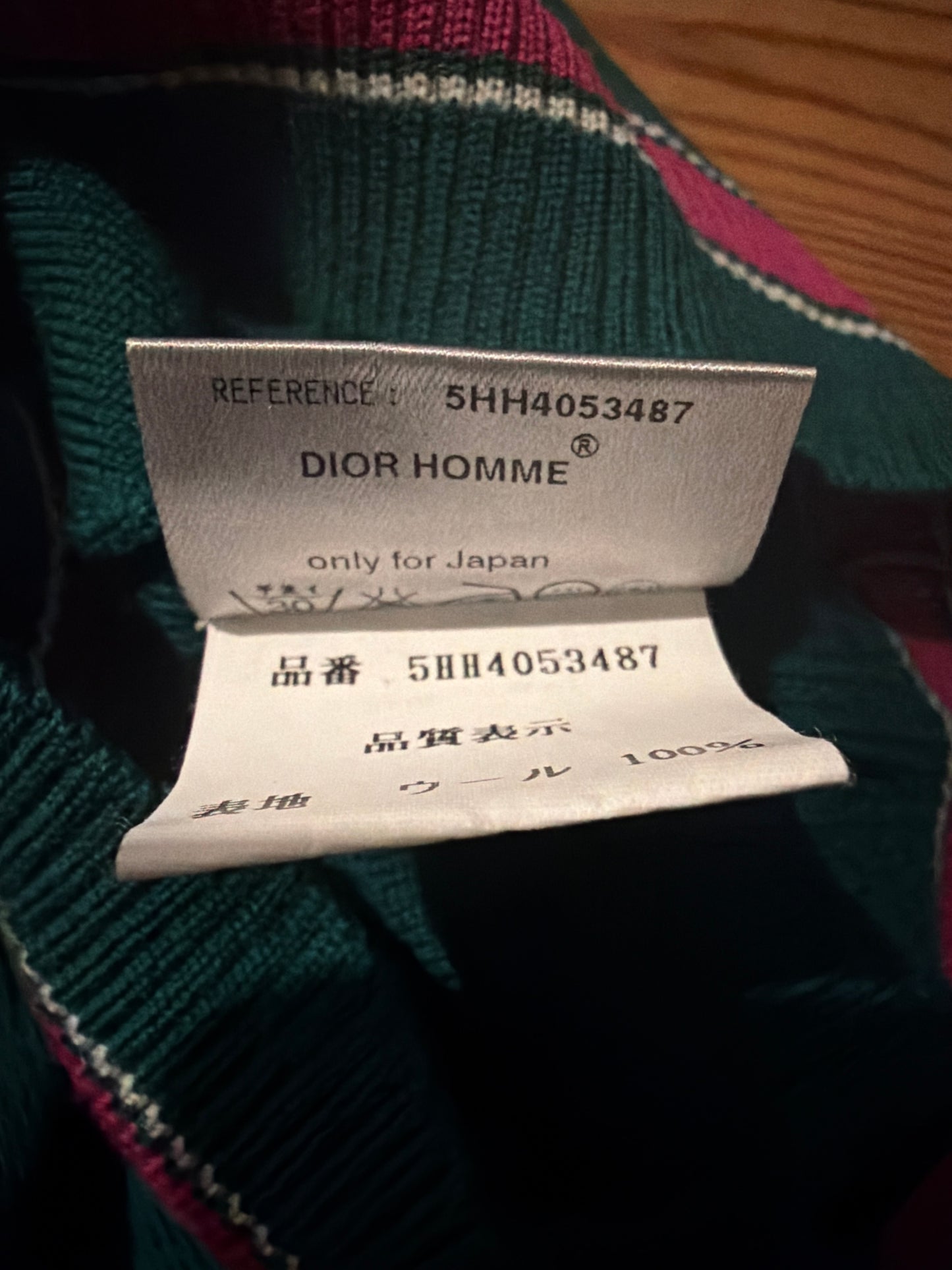 Dior Homme AW05 Runway Quarter Zip